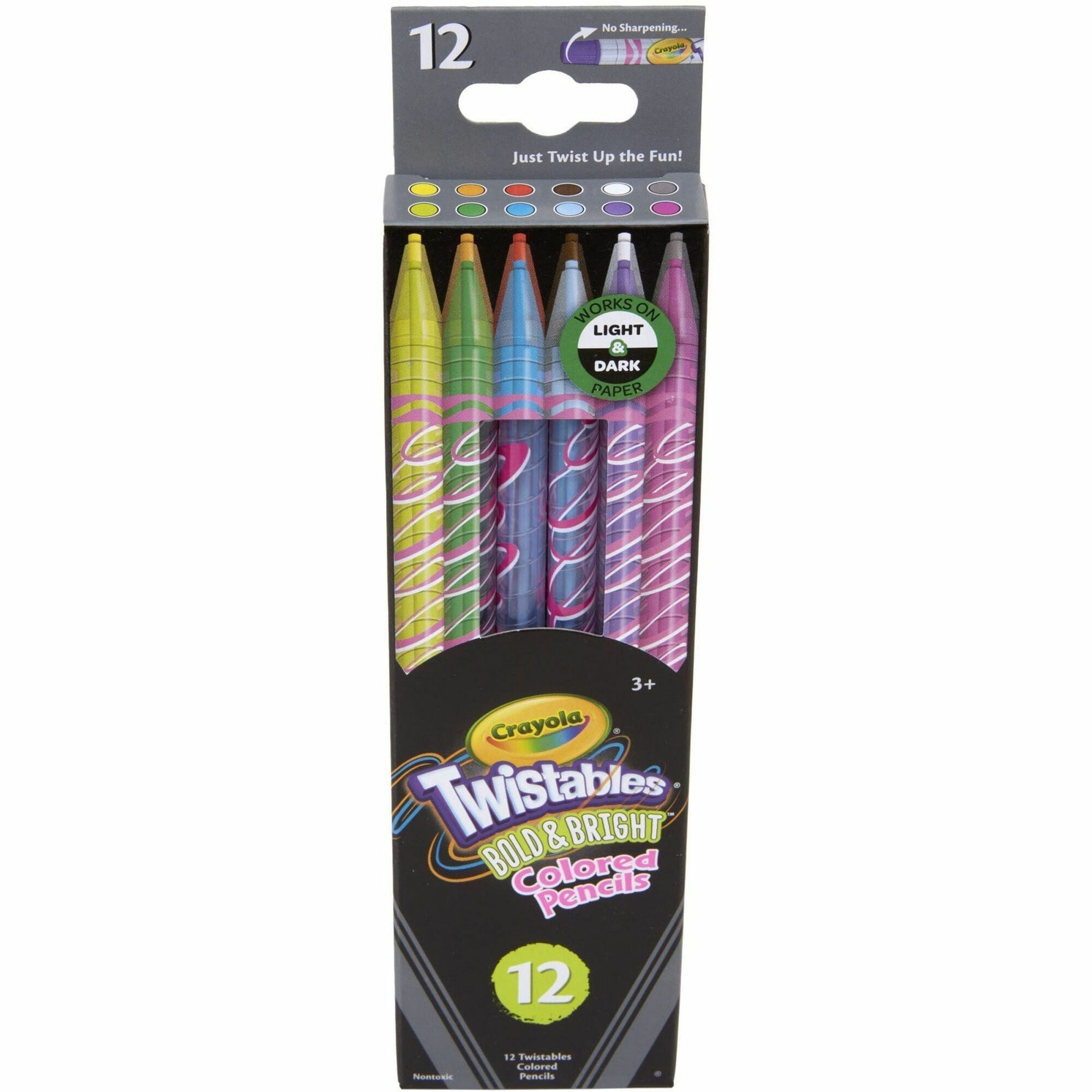 crayola-twistables-colored-pencils-assorted-lead-clear-plastic-barrel-1-pack_cyo682451 - 1