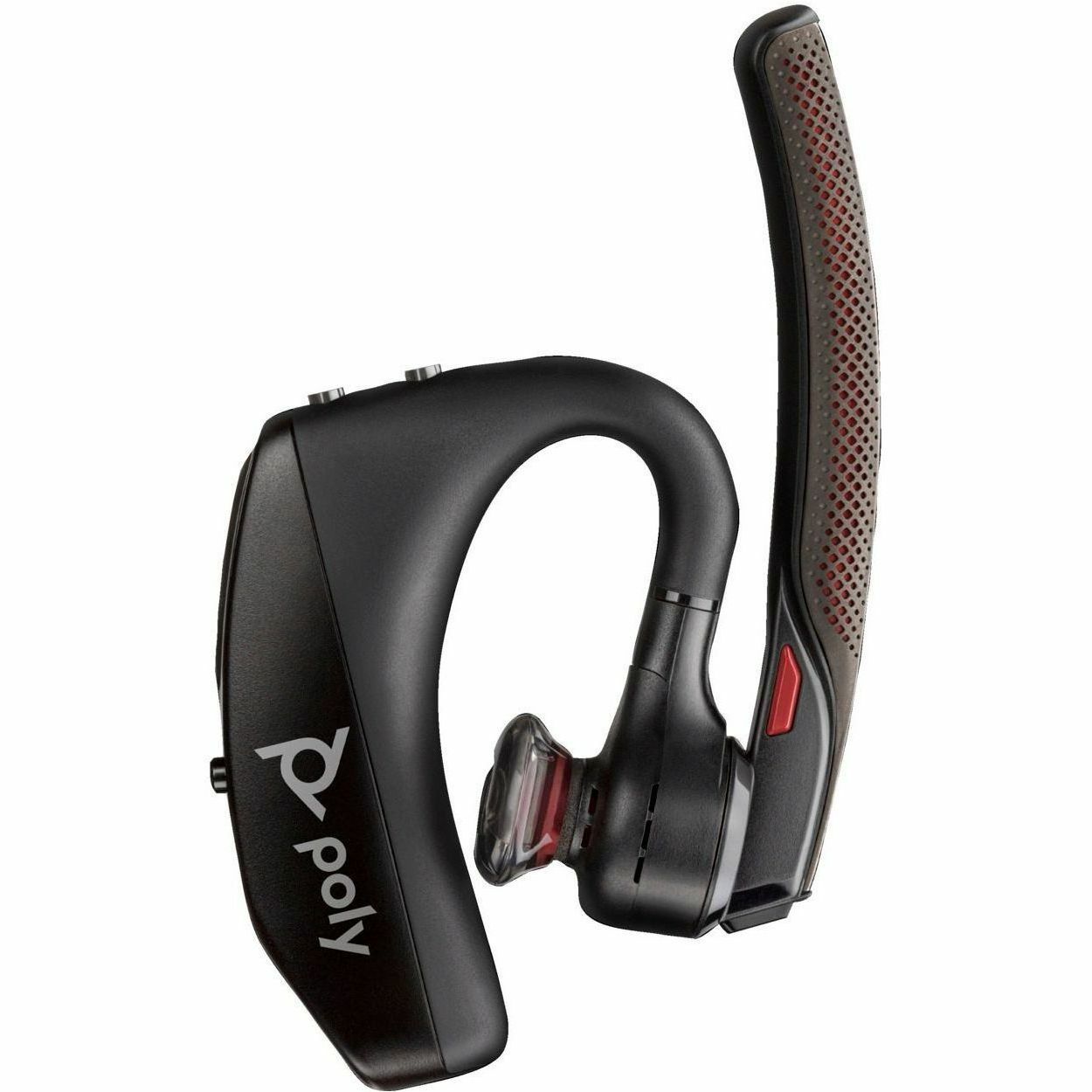 Poly Voyager 5200 UC USB-A Bluetooth Headset +BT700 Adapter - Google Assistant, Siri - Mono - Wireless - Bluetooth - 98.4 ft - 32 Ohm - 100 Hz - 20 kHz - Over-the-ear, Earbud - Monaural - In-ear - 7.12 ft Cable - Omni-directional, MEMS Technology, No - 2