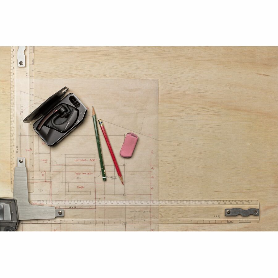 Poly Voyager 5200 UC USB-A Bluetooth Headset +BT700 Adapter - Google Assistant, Siri - Mono - Wireless - Bluetooth - 98.4 ft - 32 Ohm - 100 Hz - 20 kHz - Over-the-ear, Earbud - Monaural - In-ear - 7.12 ft Cable - Omni-directional, MEMS Technology, No - 4