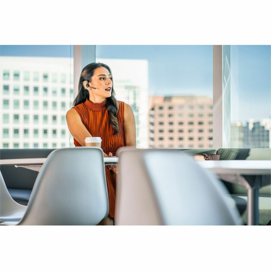 Poly Voyager 5200 UC USB-A Bluetooth Headset +BT700 Adapter - Google Assistant, Siri - Mono - Wireless - Bluetooth - 98.4 ft - 32 Ohm - 100 Hz - 20 kHz - Over-the-ear, Earbud - Monaural - In-ear - 7.12 ft Cable - Omni-directional, MEMS Technology, No - 3