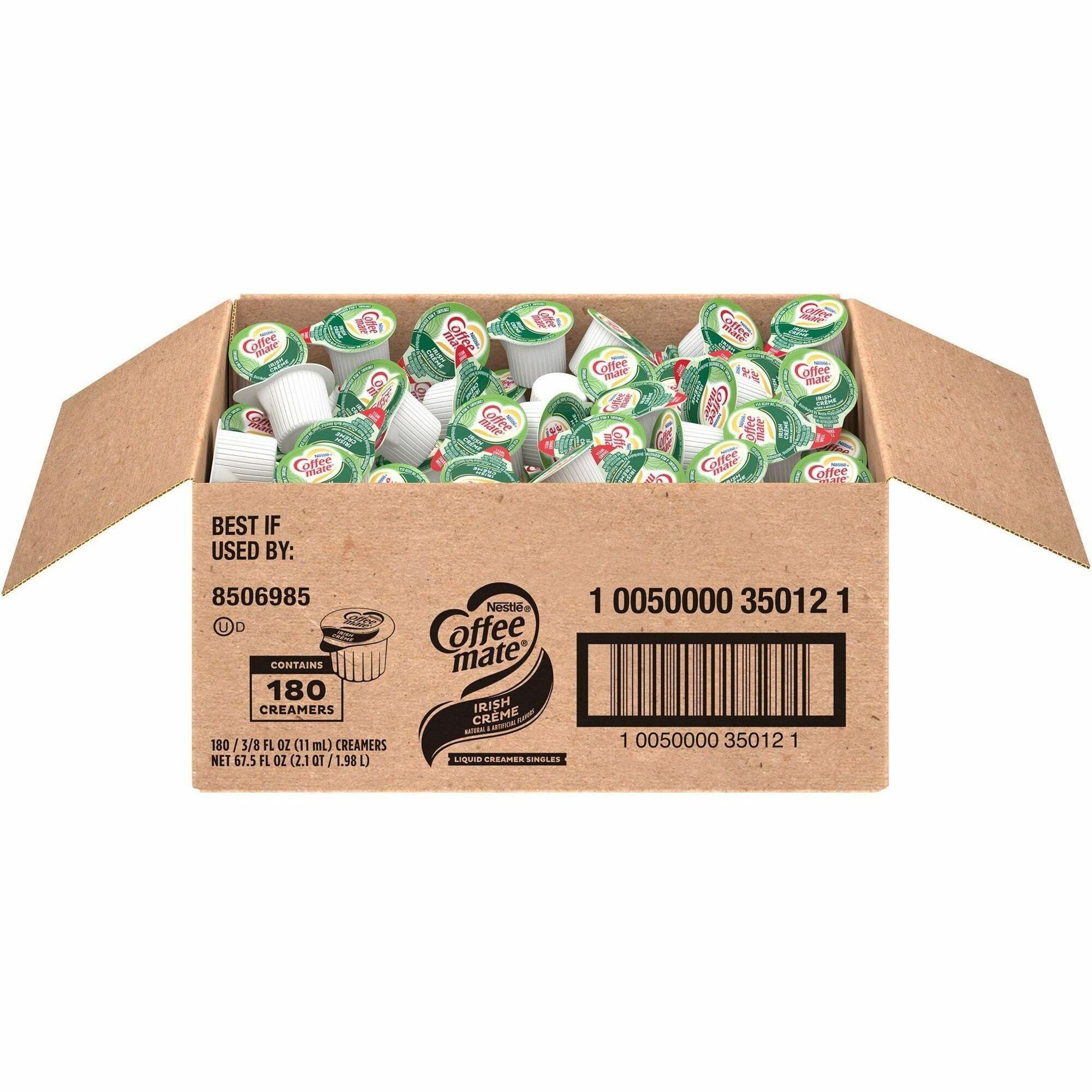 coffee-mate-irish-cream-liquid-creamer-irish-cream-flavor-038-fl-oz-11-ml-180-carton_nes35012 - 1