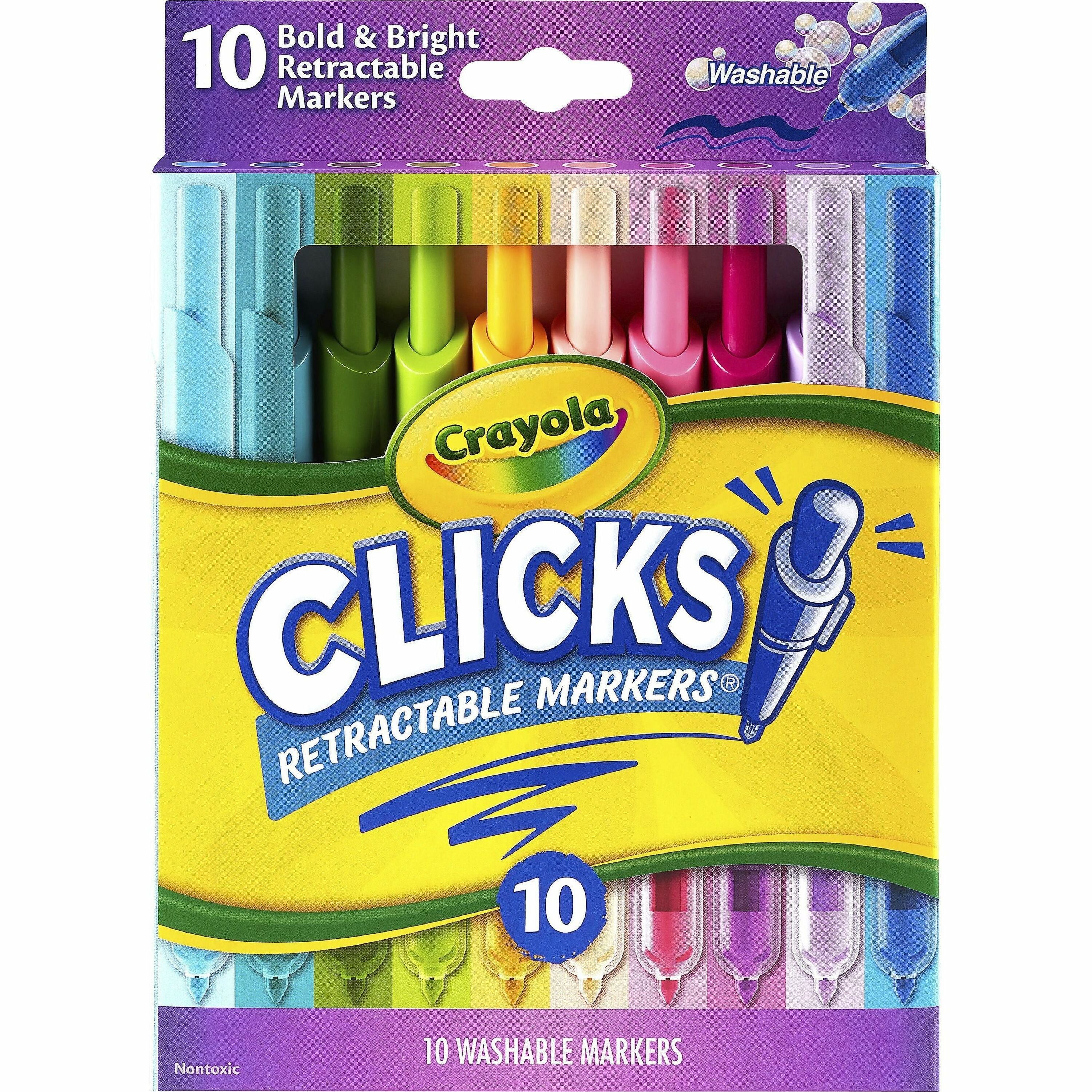 crayola-clicks-retractable-markers-bold-marker-point-retractable-multi-1-pack_cyo588373 - 1