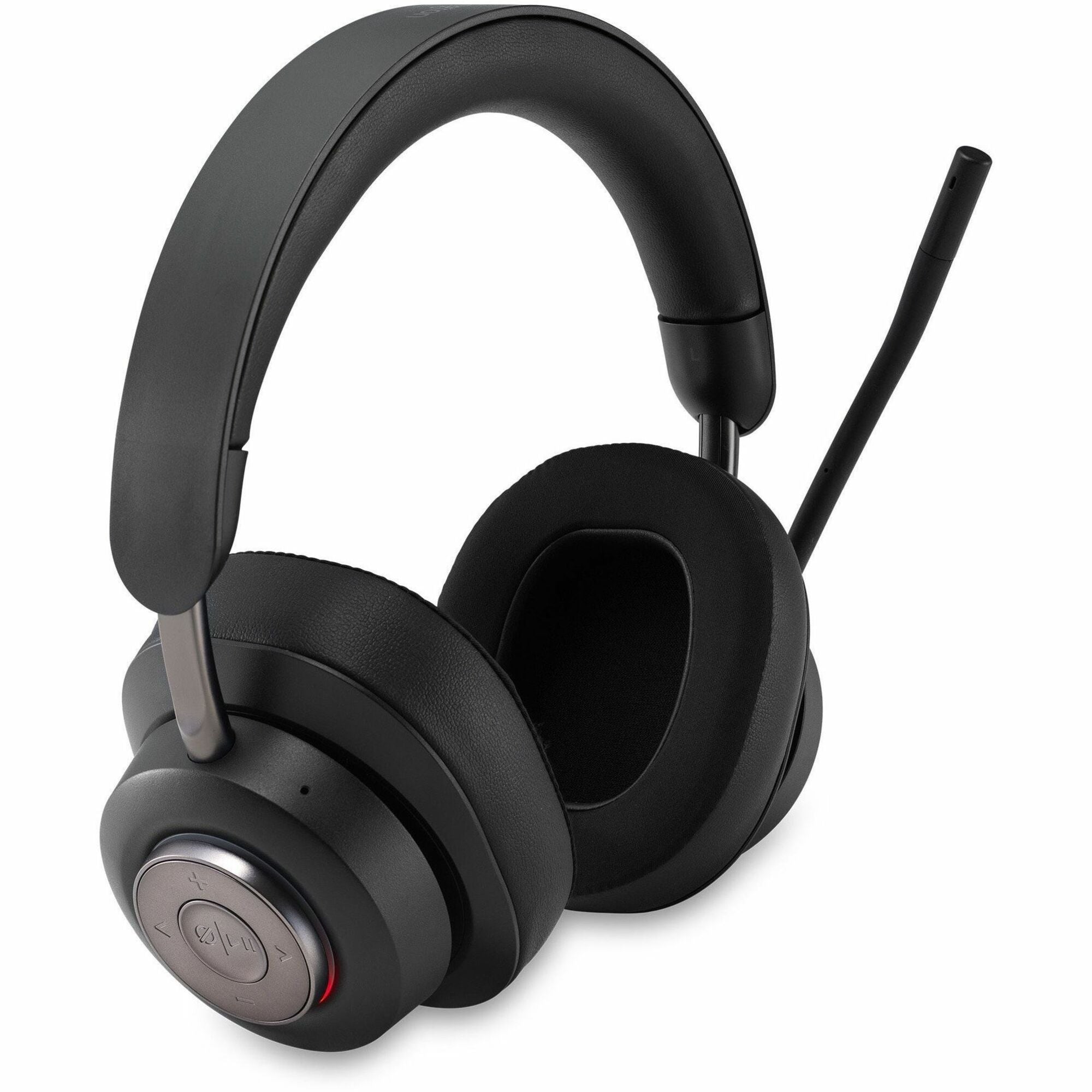 Kensington H3000 Bluetooth Over-Ear Headset - Wireless - Bluetooth - 98.4 ft - Over-the-ear - Noise Canceling - Black - 1