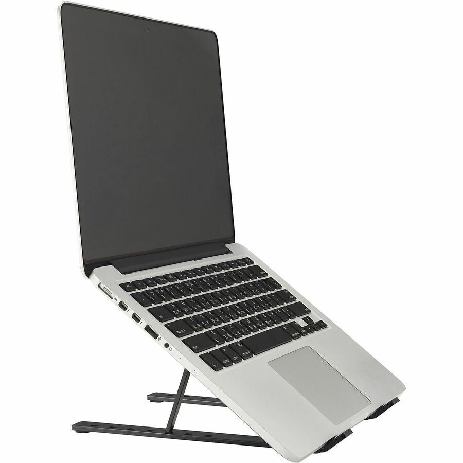 Kensington Collapsible Aluminum Laptop Riser - Up to 16" Screen Support - 11 lb Load Capacity - 5.8" Height - Aluminum - Black - 2