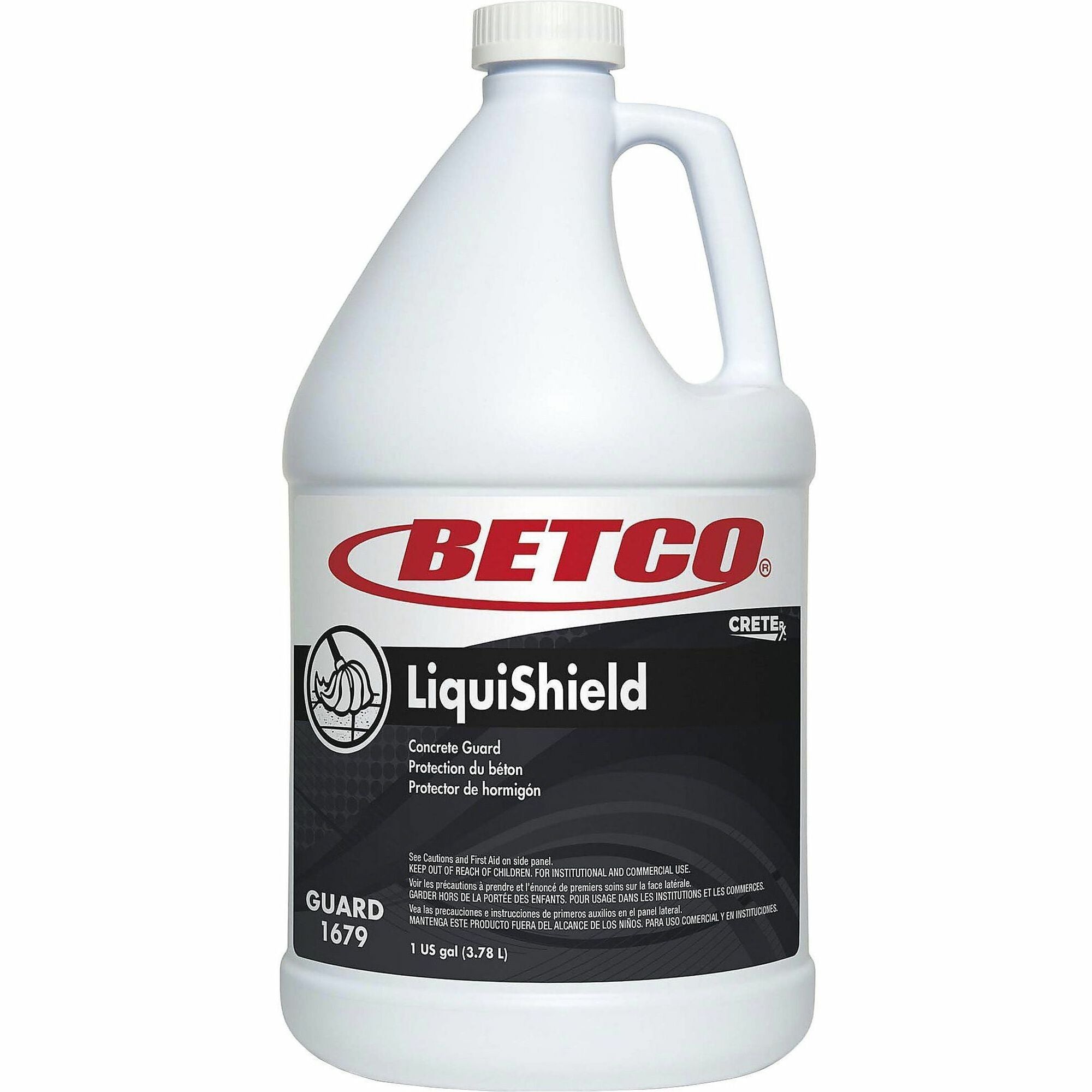 Betco LiquiShield Concrete Guard - Ready-To-Use - 128 fl oz (4 quart) - 4 / Carton - Water Based, Low Odor - Opaque White