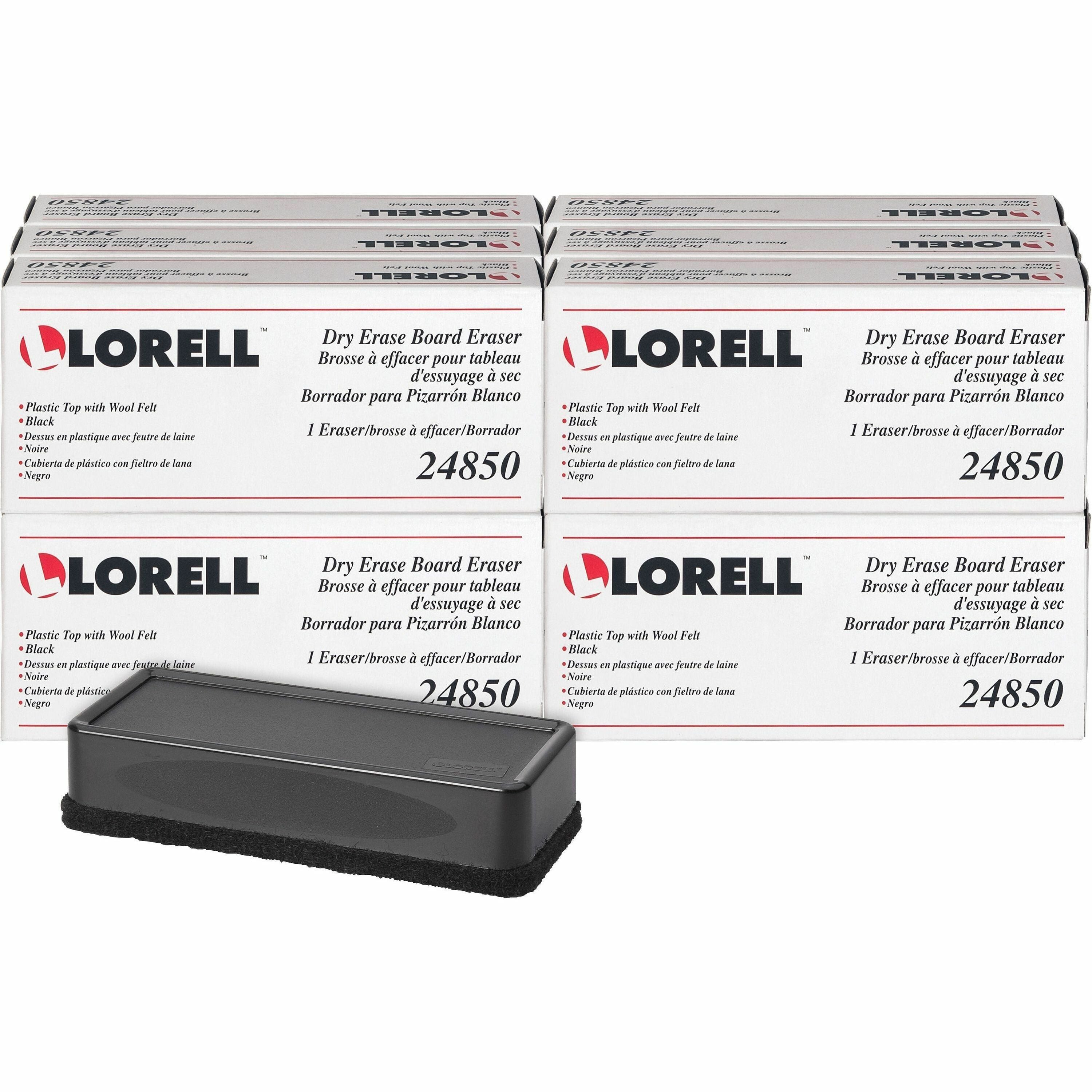 lorell-dry-erase-board-erasers-black-12-box_llr24850bx - 1