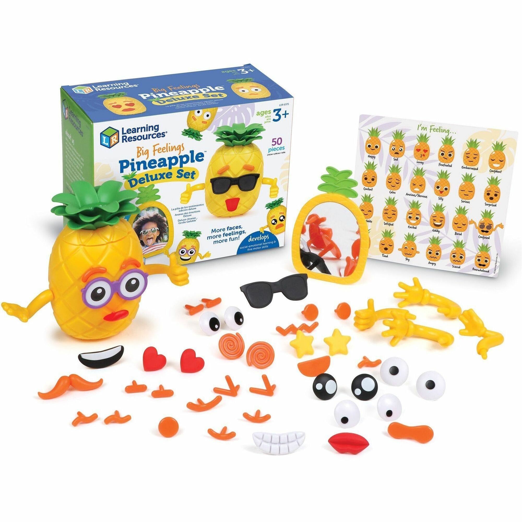 Learning Resources Big Feelings Pineapple Deluxe Set - Theme/Subject: Learning - Skill Learning: Emotion, Feeling - 3 Year & Up - Multi - 1