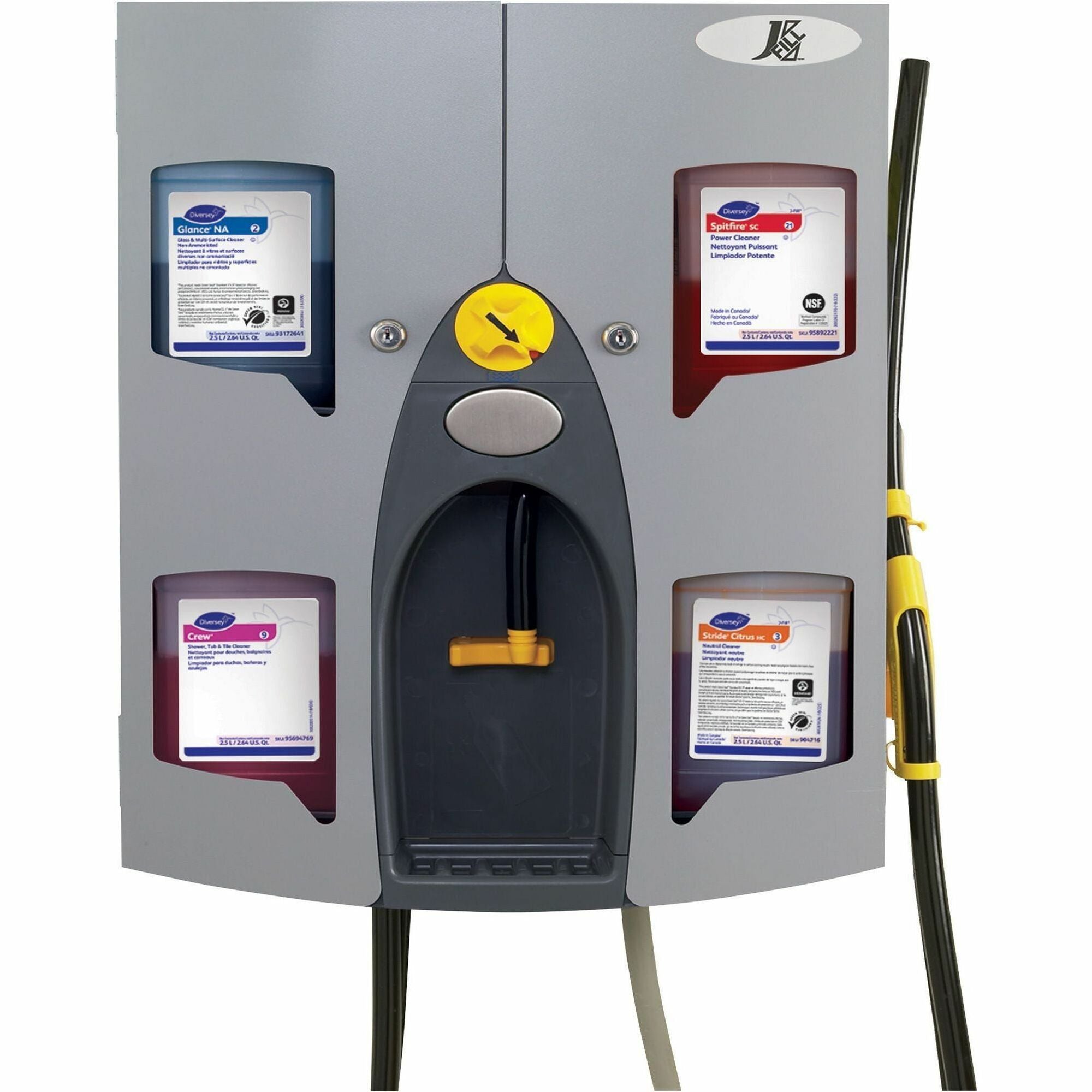 Diversey Care Chemical Dispensing System - 1 Each - Gray - Steel
