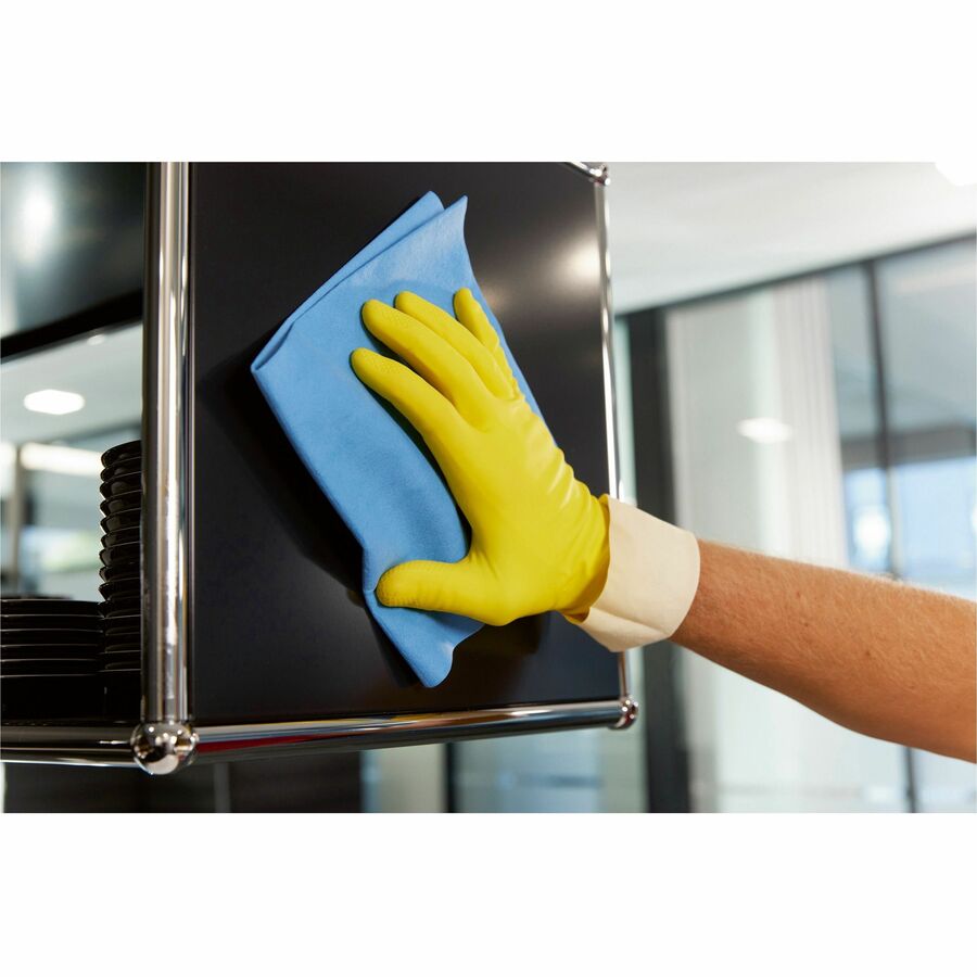 vileda-professional-micronquick-microfiber-cloths-1575-length-x-1496-width-5-pack-streak-free-hygienic-durable-washable-lint-free-absorbent-pvc-free-solvent-free-blue_vld170605 - 2