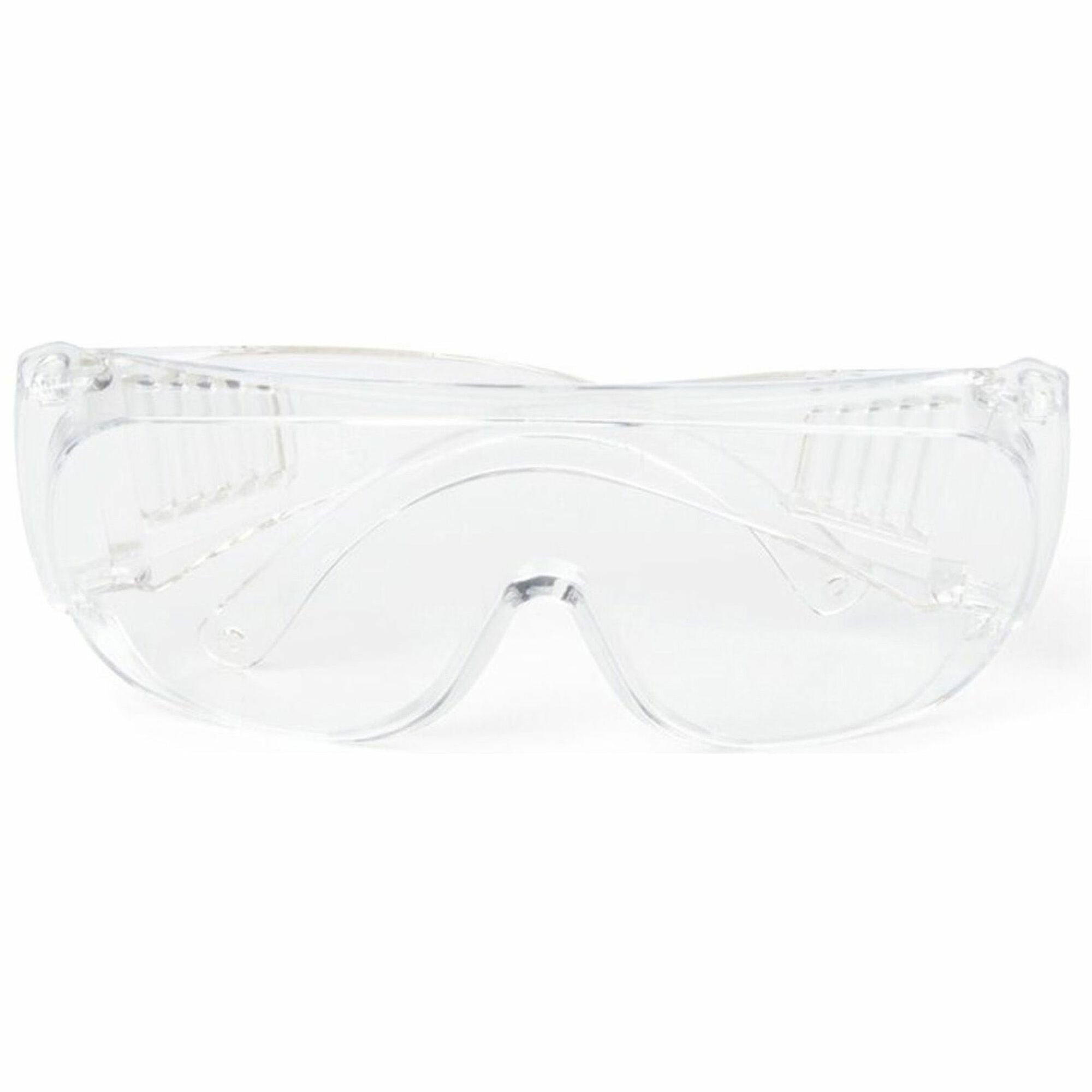 medline-visitor-safety-glasses-regular-size-clear-latex-free-comfortable-disposable-1-each_miinon24777v - 1