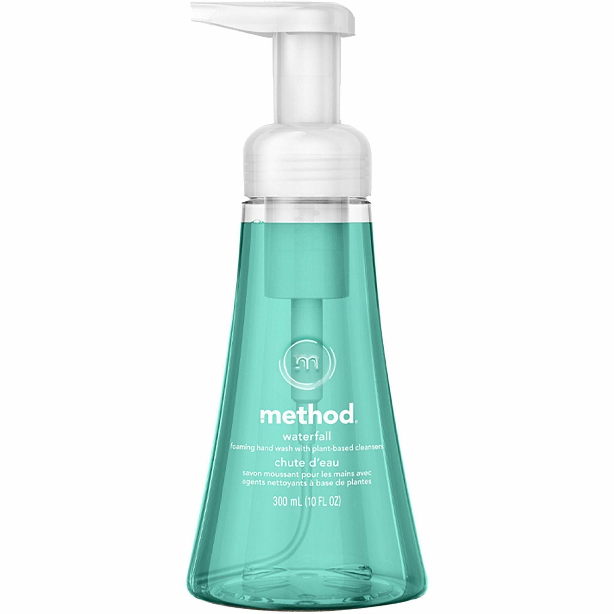 method-waterfall-scent-foaming-hand-wash-waterfall-scentfor-10-fl-oz-2957-ml-bottle-dispenser-hand-aqua-cruelty-free-paraben-free-phthalate-free-6-carton_mth327742ct - 2