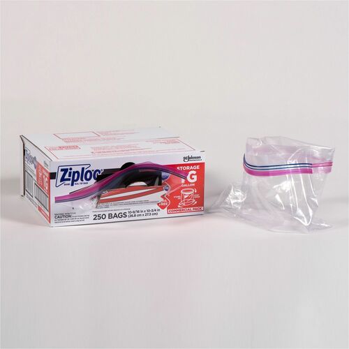 ziploc-gallon-storage-bags-large-size-1-gal-capacity-1050-width-175-mil-44-micron-thickness-zipper-closure-textured-clear-plastic-1-case-250-per-box-multipurpose_sjn364948 - 1