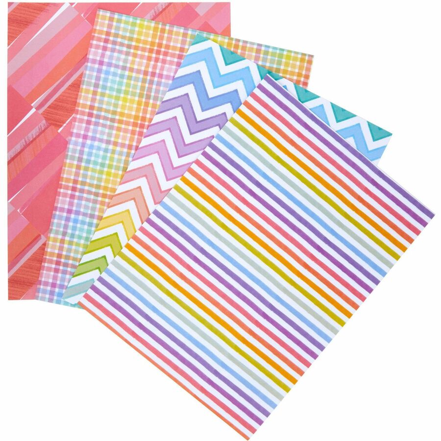 Crayola Pastel Cardstock - Greeting Card, Gift, Cardmaking, Decoration - Patterns - 25 / Pack - Assorted Pastel - 3
