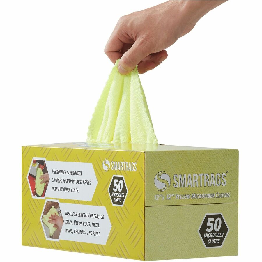 monarch-smart-rags-microfiber-cloths-for-automotive-office-healthcare-household-garage-breakroom-hospital-industry-50-box-reusable-streak-free-lint-free-dirt-resistant-grime-resistant-blue_monm950y - 2