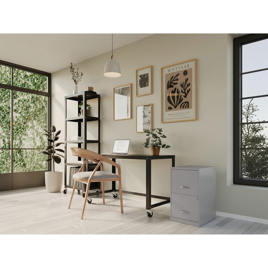 nusparc-file-cabinet-142-x-18-x-245-2-x-drawers-for-file-letter-vertical-locking-drawer-glide-suspension-nonporous-surface-silver-baked-enamel-steel-recycled_nprvf218aasr - 2