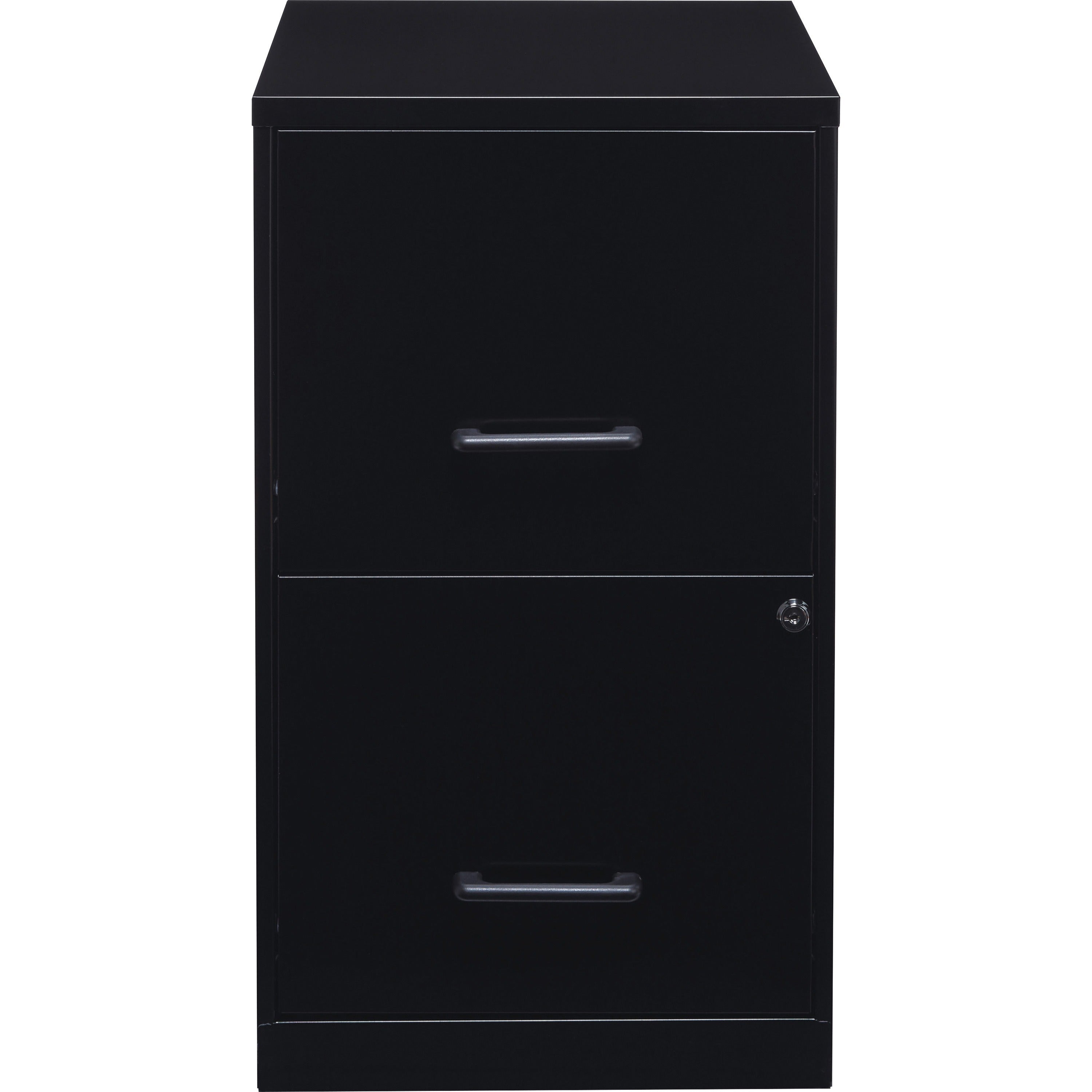 nusparc-file-cabinet-142-x-18-x-245-2-x-drawers-for-file-letter-vertical-locking-drawer-glide-suspension-nonporous-surface-black-baked-enamel-steel-recycled_nprvf218aabk - 2
