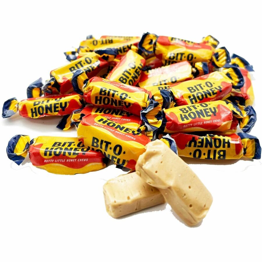 Penny Candy Bit-O-Honey Candy - Roasted Almond, Honey - 2.50 lb - 1 Bag - 5