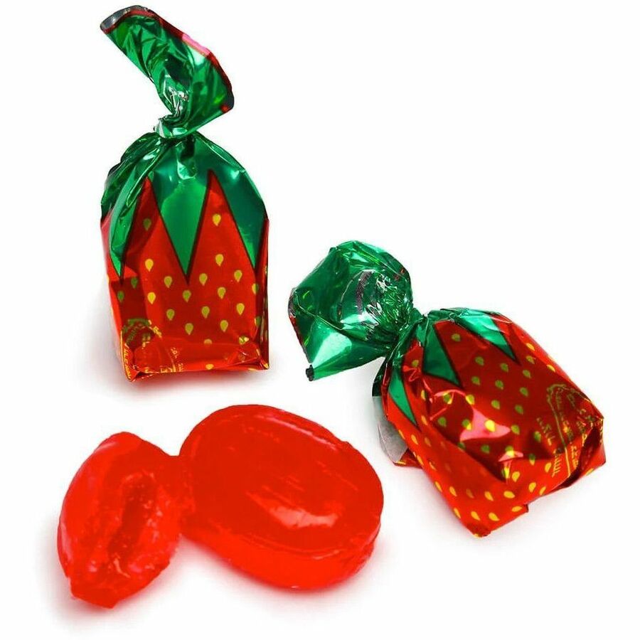 Penny Candy Strawberry Filled Candies - Strawberry - 2.50 lb - 1 Bag - 3