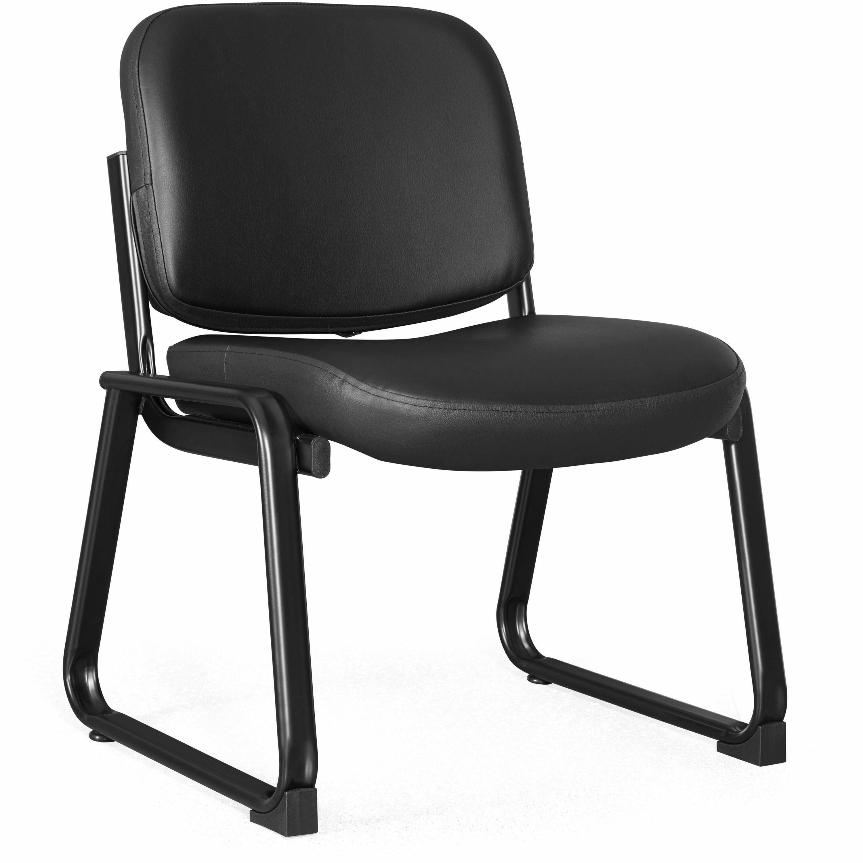 CHAIR;GST;SLED;ARMLESS;LTHR - 1