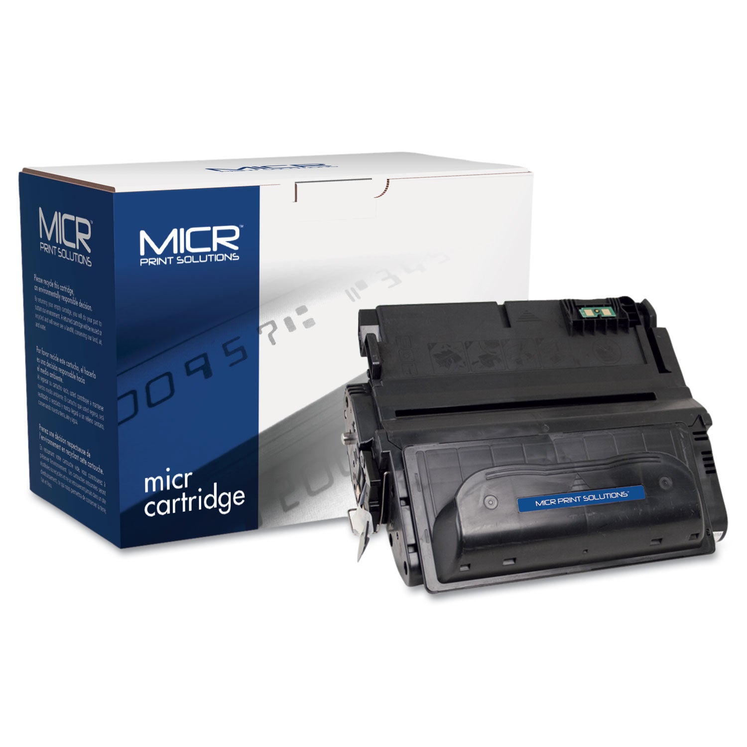 Compatible Q1338A(M) (38AM) MICR Toner, 12,000 Page-Yield, Black -