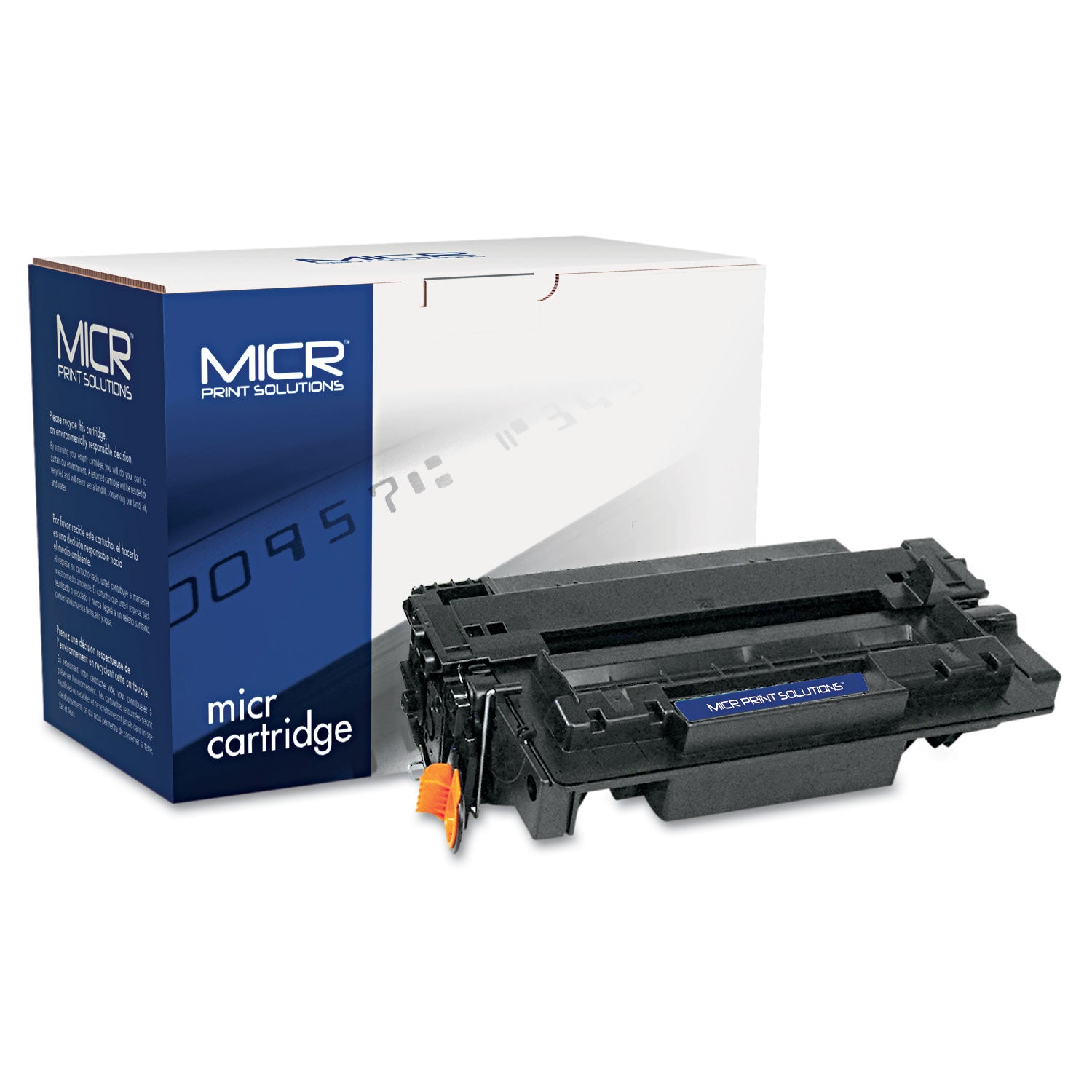 Compatible CE255A(M) (55AM) MICR Toner, 6,000 Page-Yield, Black -