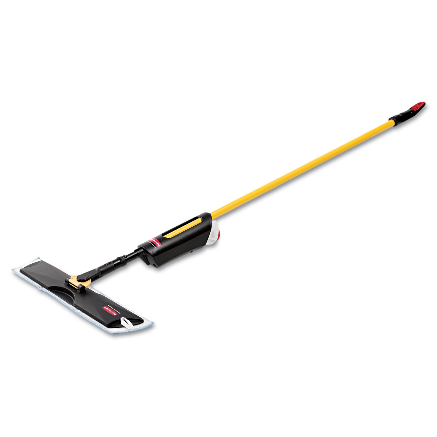 Light Commercial Spray Mop, 18" Wide Blue Head, 52" Steel Handle -