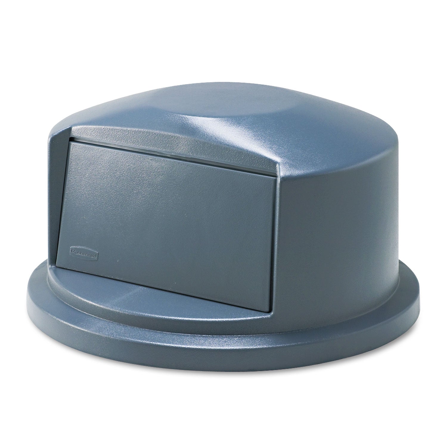 BRUTE Dome Top Swing Door Lid for 32 gal Waste Containers, 22.75" Diameter x 12.25h, Gray -