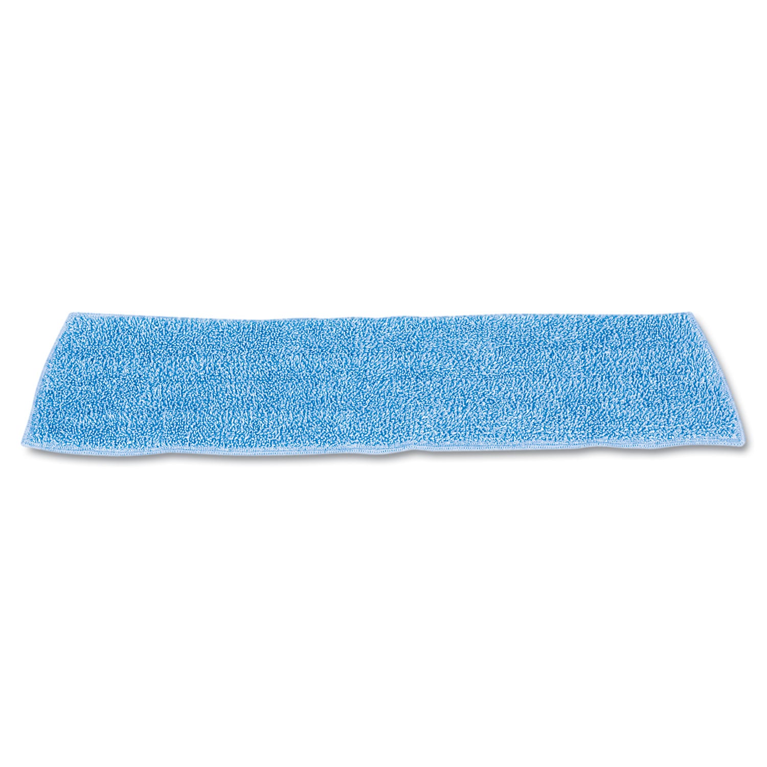 Economy Wet Mopping Pad, Microfiber, 18", Blue, 12/Carton -