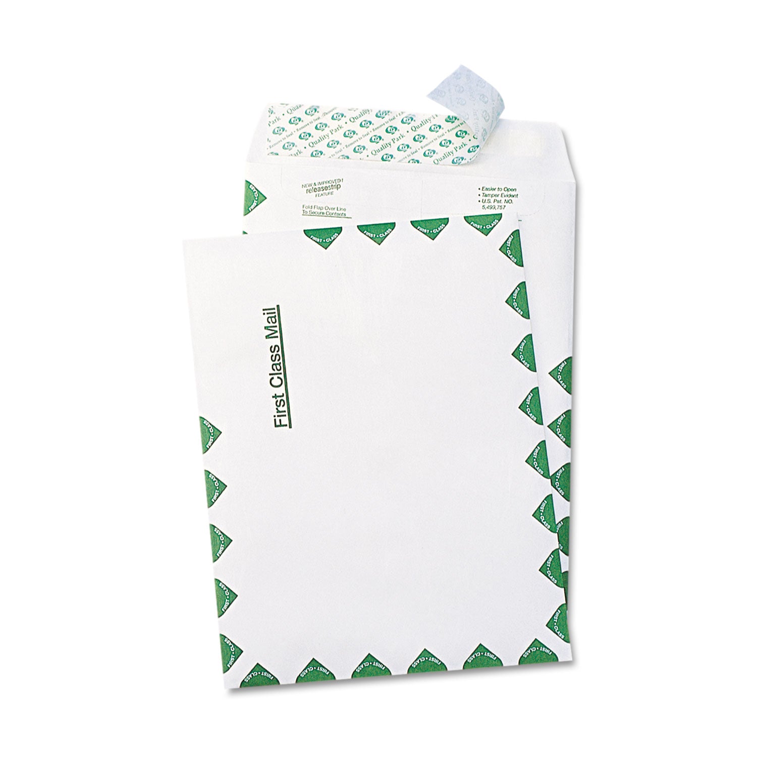 Lightweight 14 lb Tyvek Catalog Mailers, First Class, #6 1/2, Square Flap, Redi-Strip Adhesive Closure, 6 x 9, White, 100/Box -