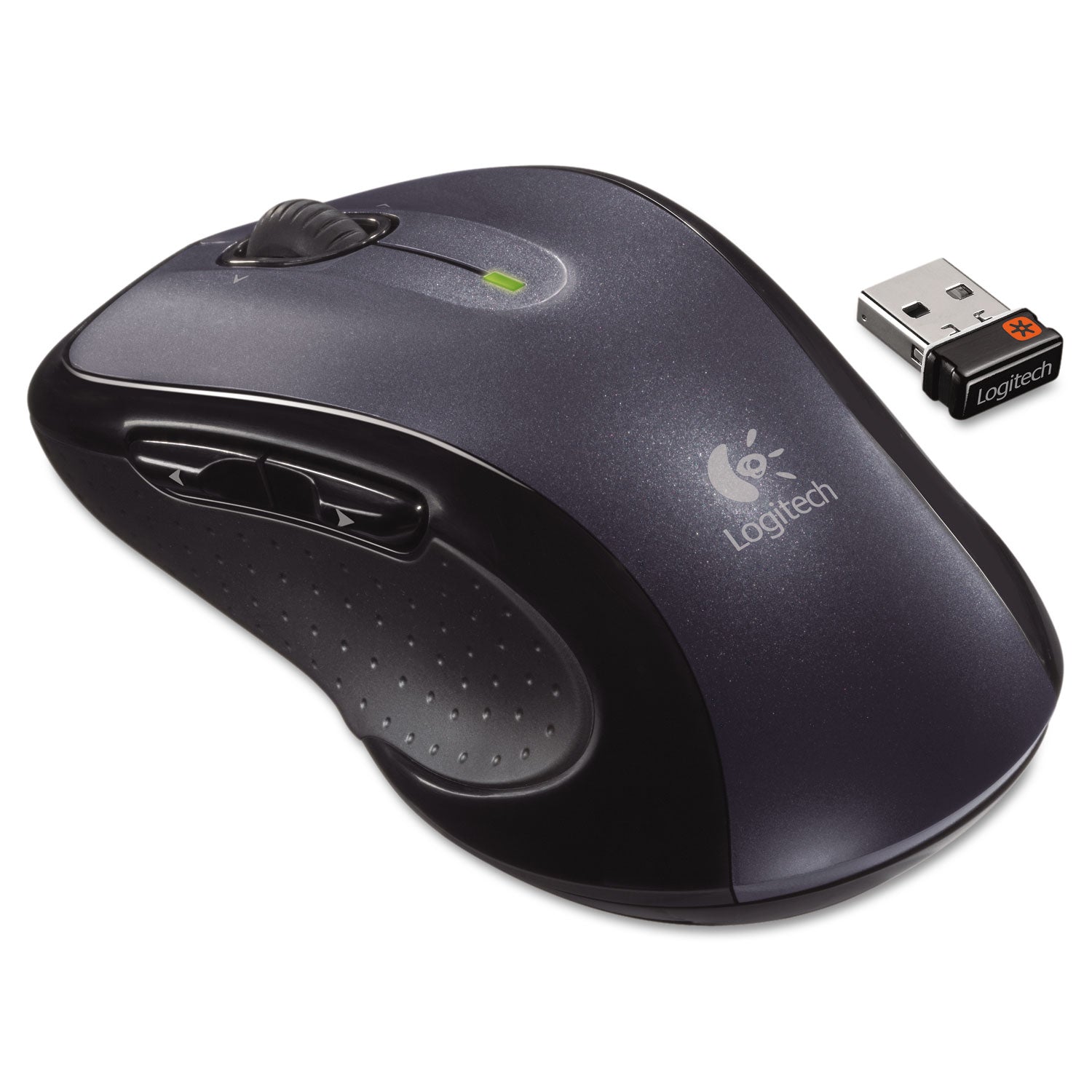 M510 Wireless Mouse, 2.4 GHz Frequency/30 ft Wireless Range, Right Hand Use, Dark Gray -