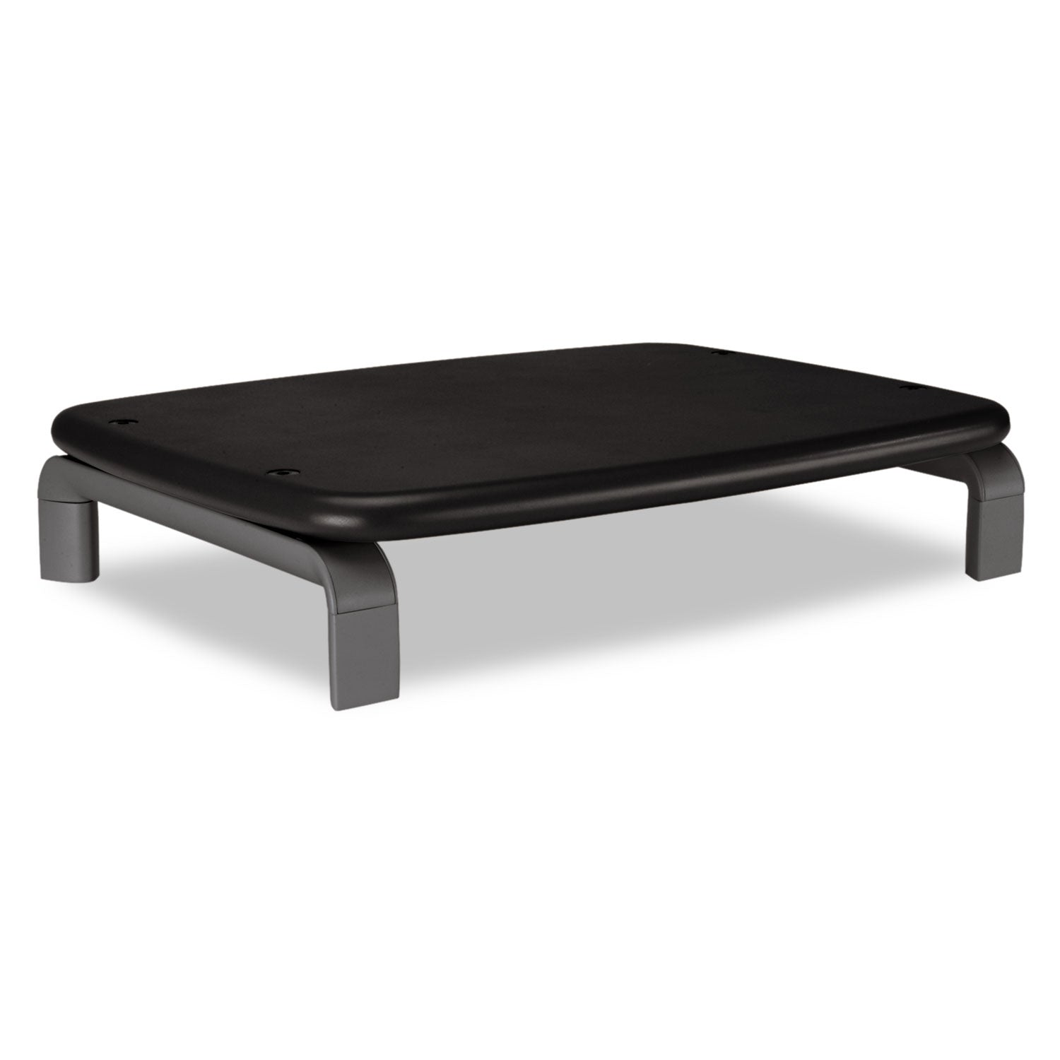 Monitor Stand with SmartFit, For 21" Monitors, 11.5" x 9" x 3", Black/Gray, Supports 80 lbs -