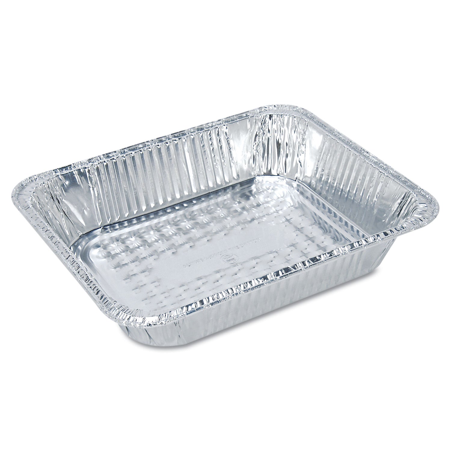 Aluminum Steam Table Pans, Half-Size Shallow, 1.69" Deep, 10.38 x 12.75, 100/Carton -