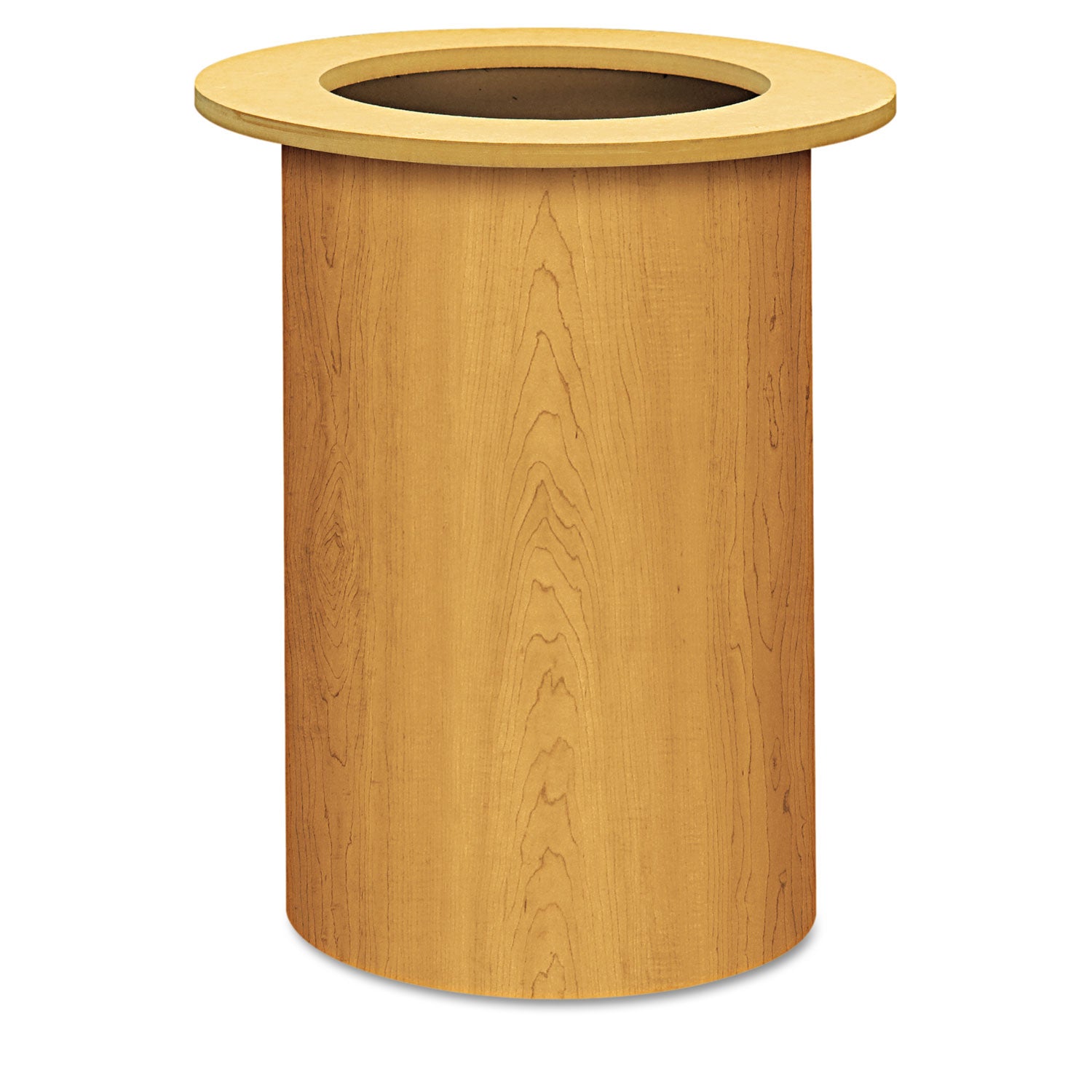 Laminate Cylinder Table Base, 18" Diameter x 28h, Harvest -