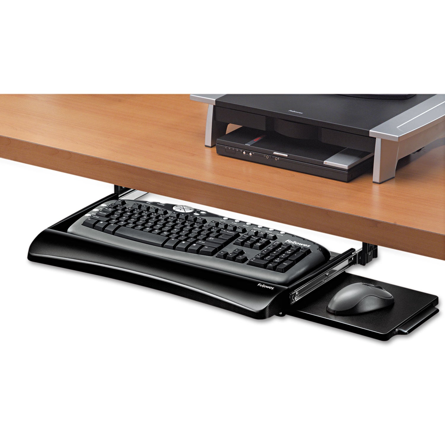 Office Suites Underdesk Keyboard Drawer, 20.13w x 7.75d, Black -