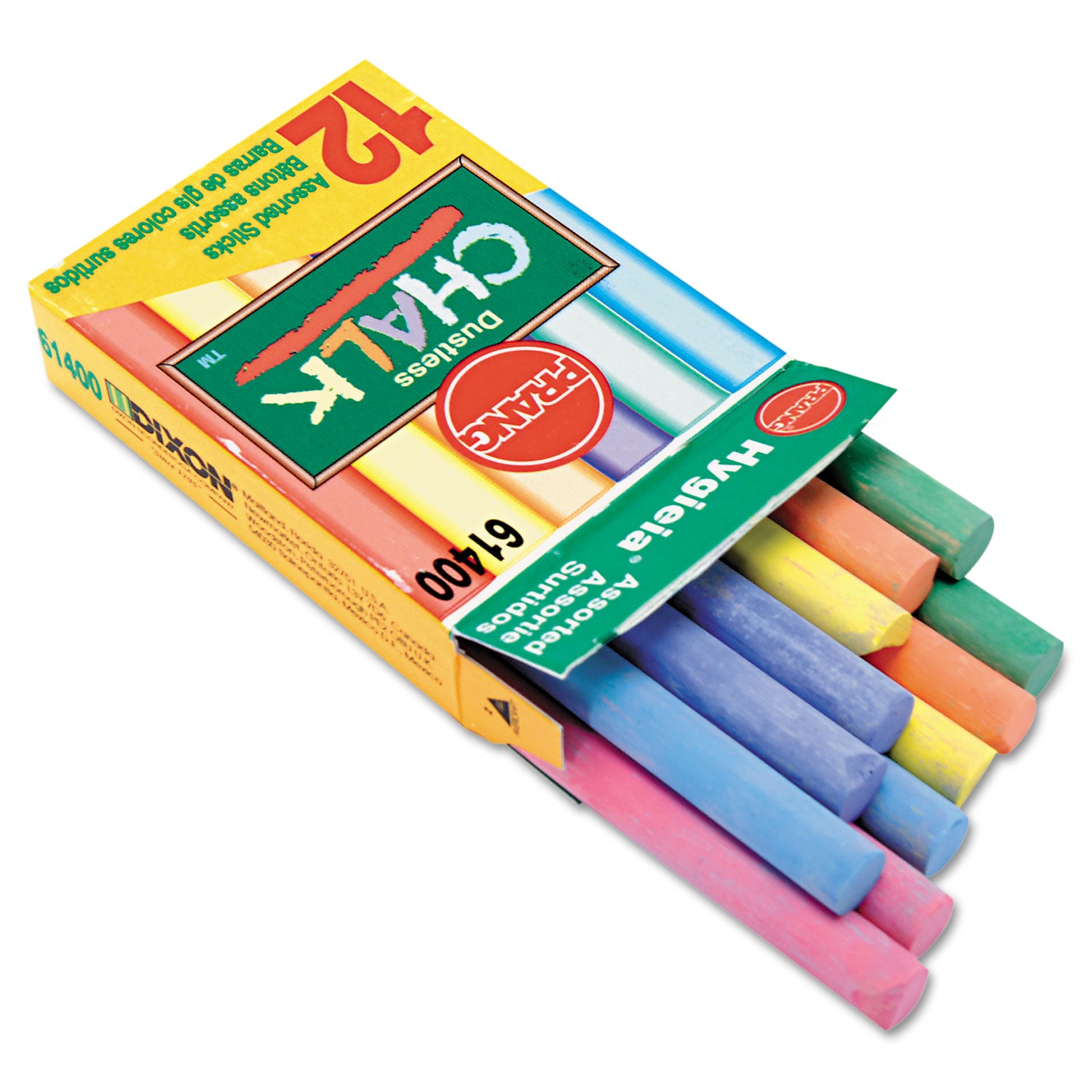 hygieia-dustless-board-chalk-325-x-038-diameter-assorted-12-box_dix61400 - 2