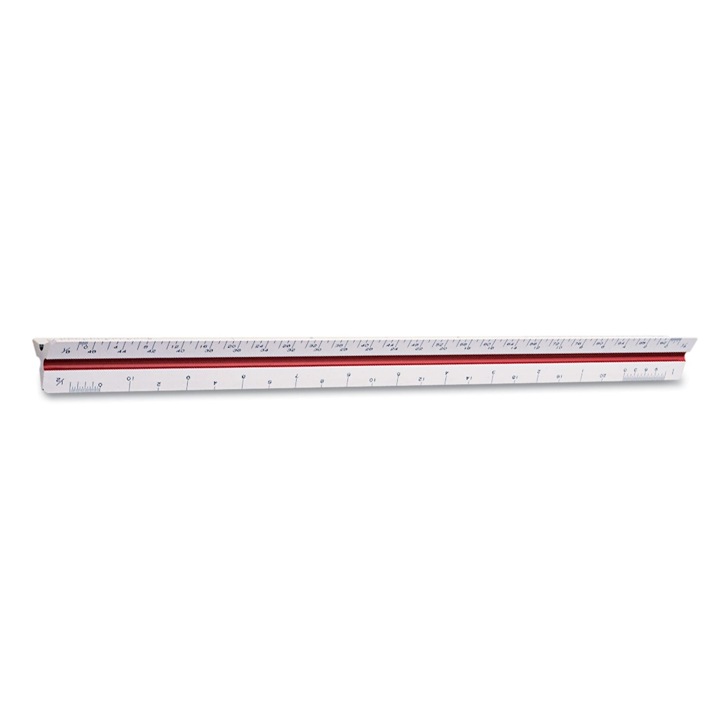 Triangular Scale, Plastic, 12" Long, Architectural, Color-Coded -