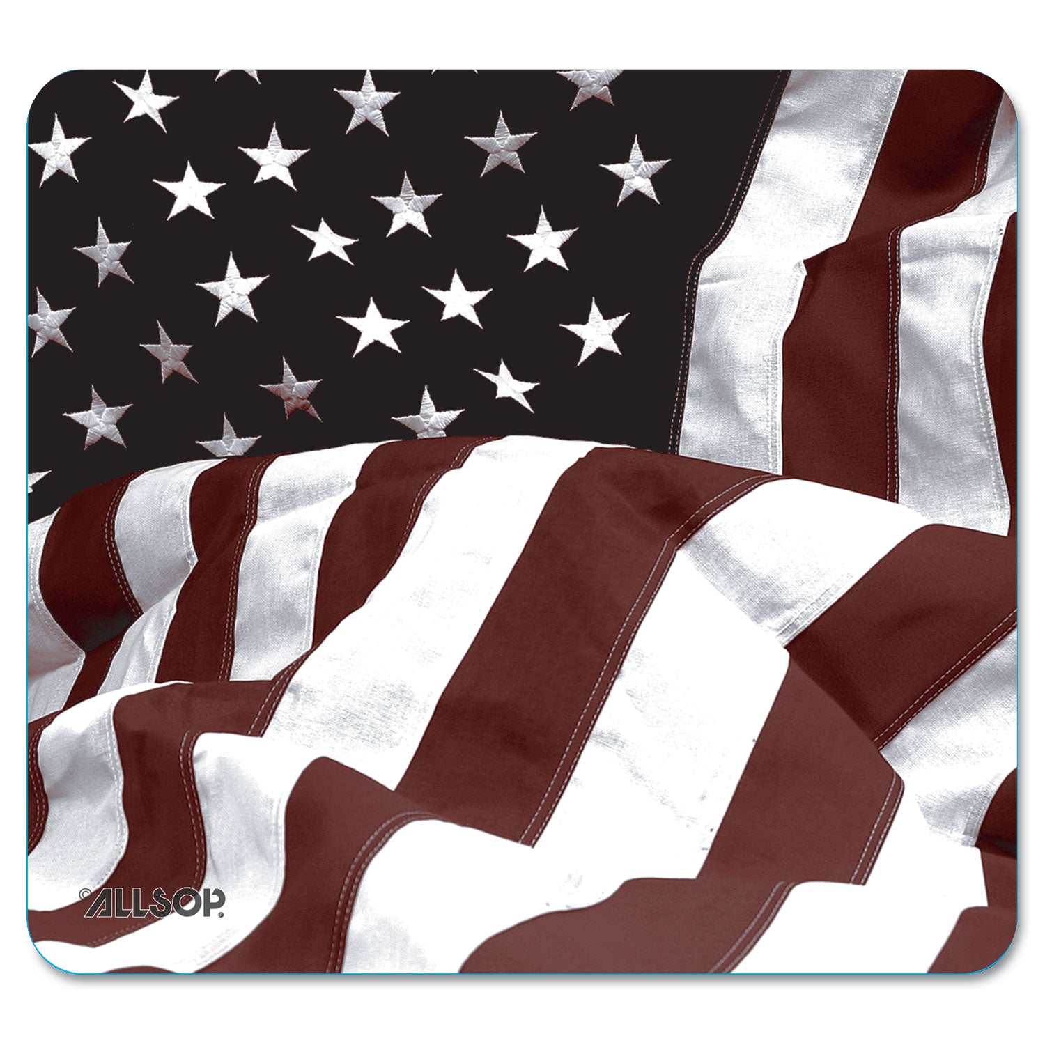 Naturesmart Mouse Pad, 8.5 x 8, American Flag Design -