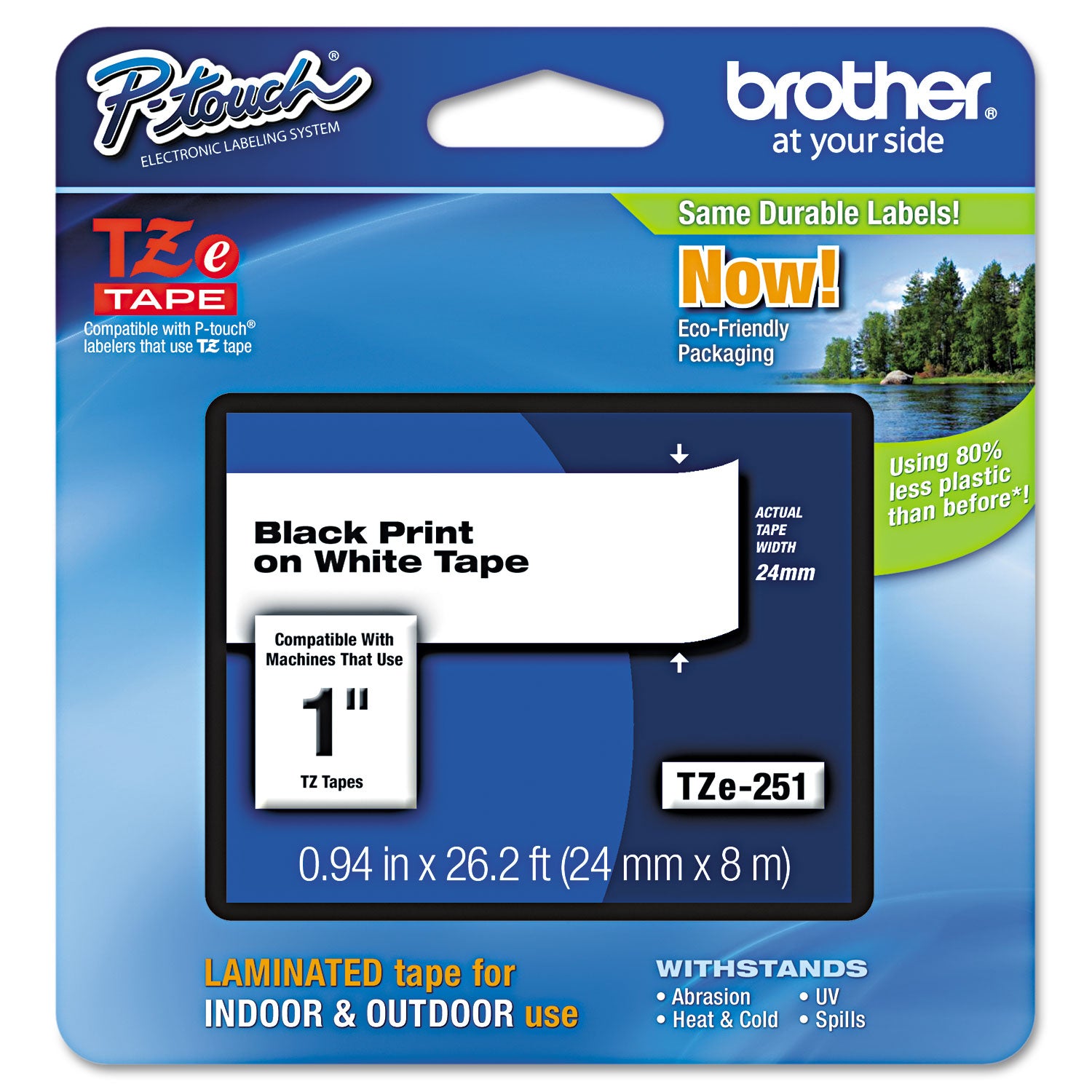 tze-standard-adhesive-laminated-labeling-tape-094-x-262-ft-black-on-white_brttze251 - 1