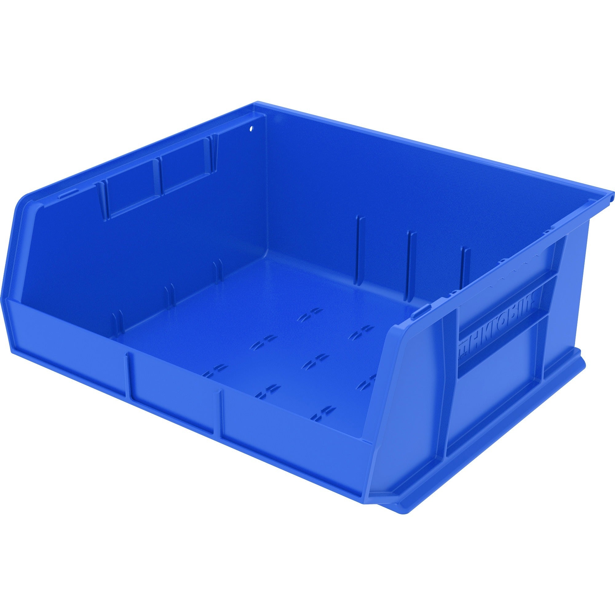 Akro-Mils AkroBin - 7" Height x 16.5" Width x 14.8" Depth - Unbreakable, Water Proof, Stackable, Corrosion Proof - Blue - Polymer - 1 Each