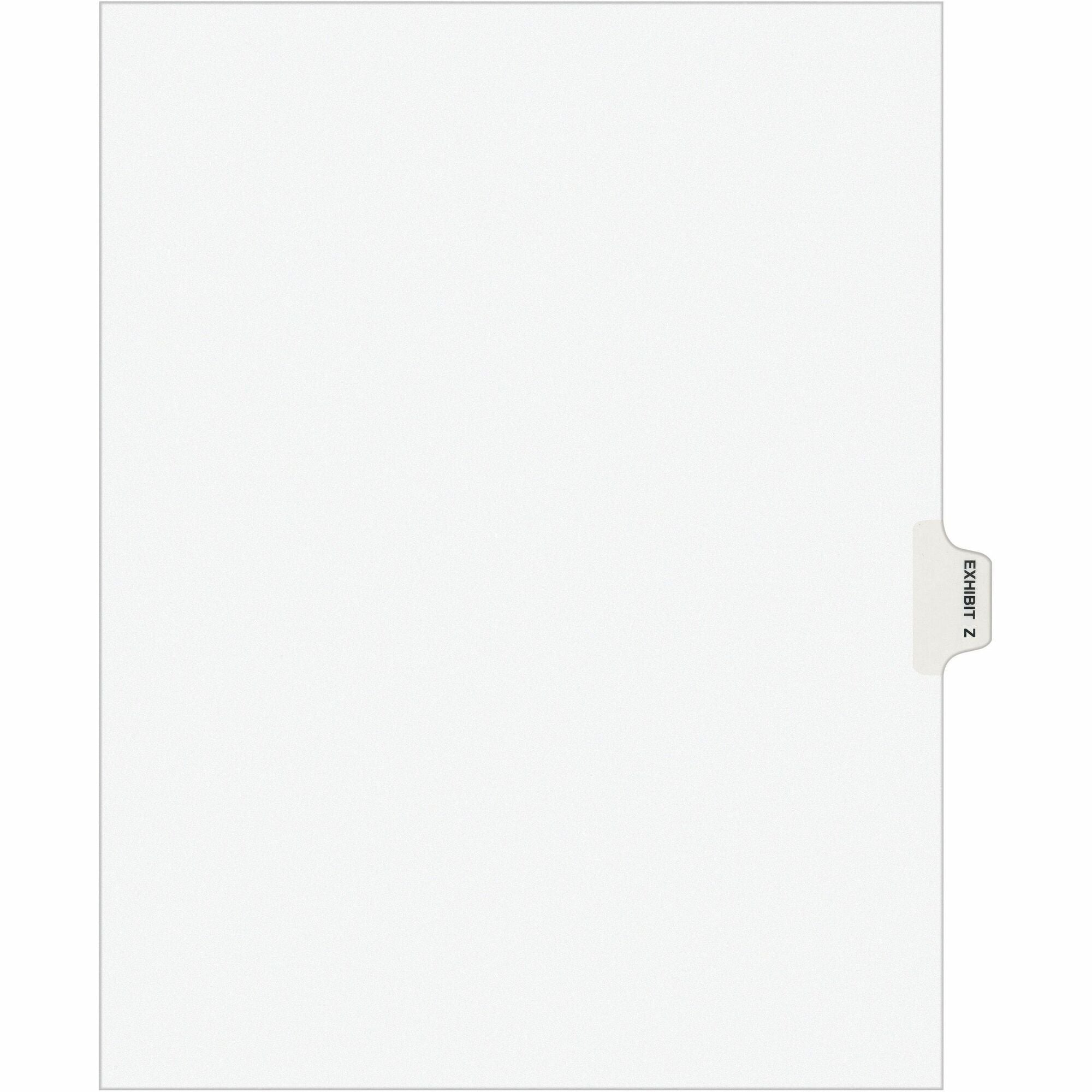 Avery Individual Legal Exhibit Dividers - Avery Style -