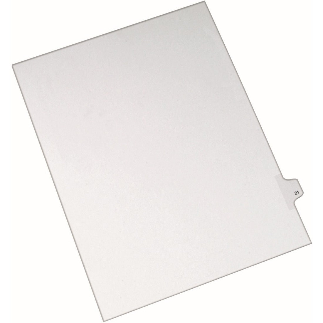 Avery Alllstate Style Individual Legal Dividers - 25 x Divider(s) - Side Tab(s) - 21 - 1 Tab(s)/Set - 8.5" Divider Width x 11" Divider Length - Letter - 8.50" Width x 11" Length - Paper Divider - White Tab(s) - Recycled - 1 -