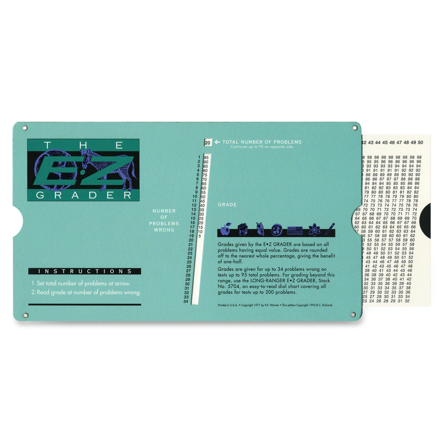 advantus-e-z-grader-chart-skill-learning-chart-1-each_avt5703 - 2