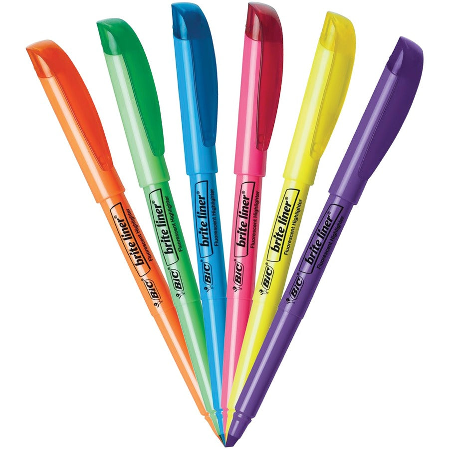 BIC Brite Liner Highlighter, Sold as 1 Box, 12 Each per Box - 2