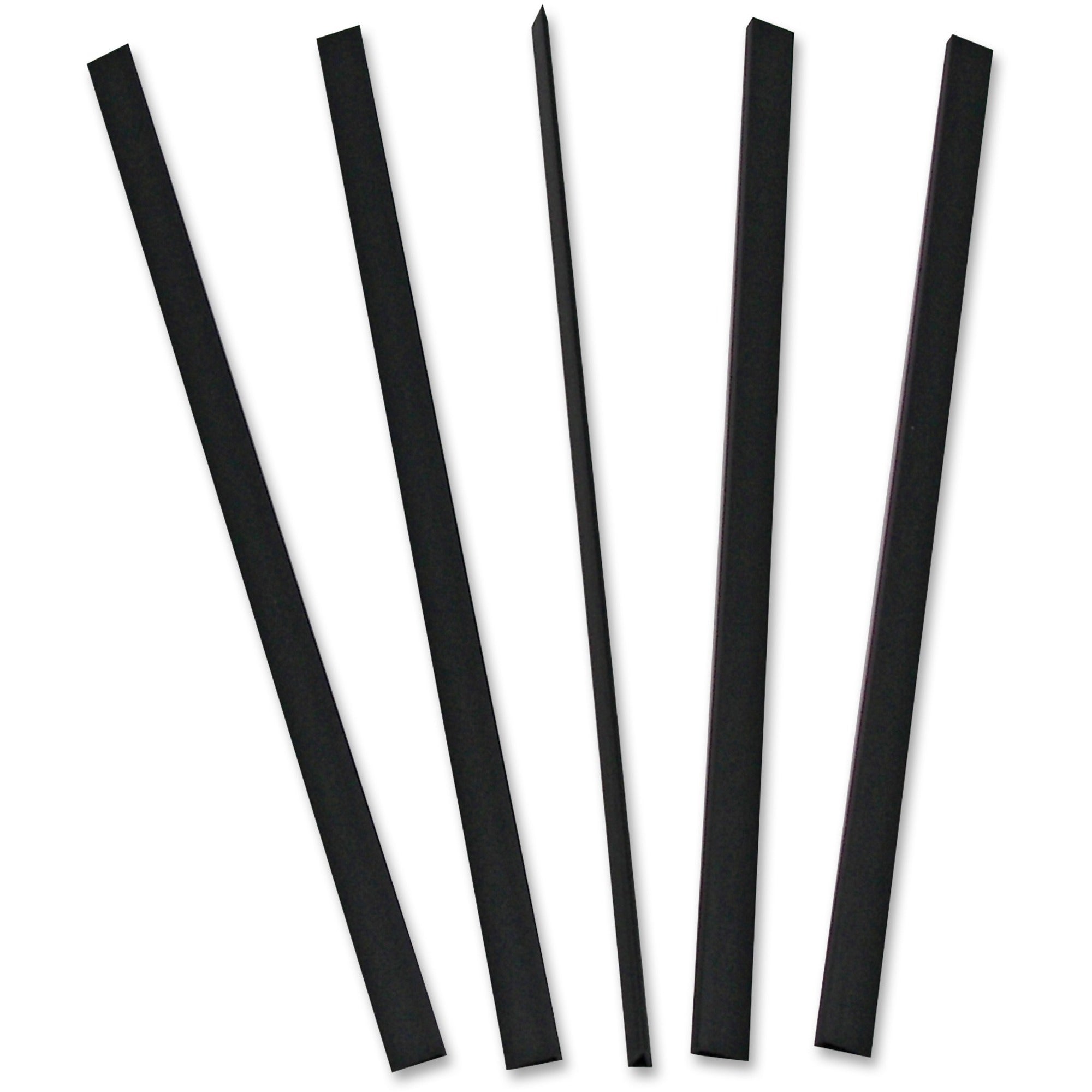 C-Line Binding Bars Only - Black, 11 x 1/8, 100/BX, 34551 -