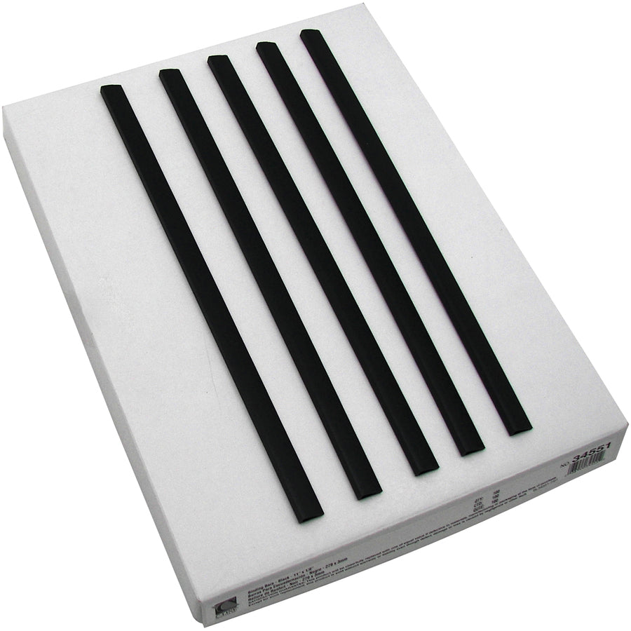 C-Line Binding Bars Only - Black, 11 x 1/8, 100/BX, 34551 -