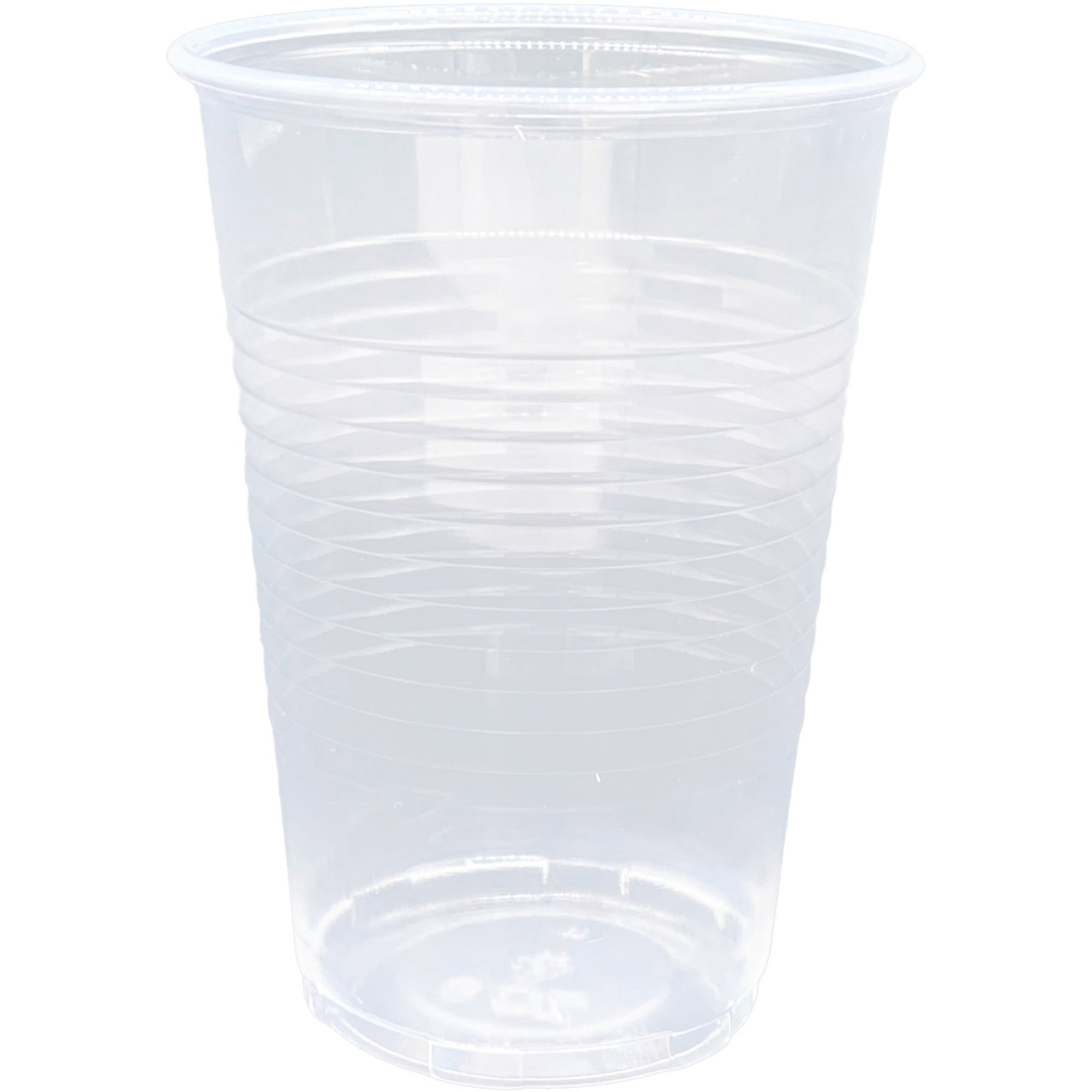 Genuine Joe 9 oz Transparent Beverage Cups - 200 / Pack - 12 / Carton - Clear - Plastic - Cold Drink -