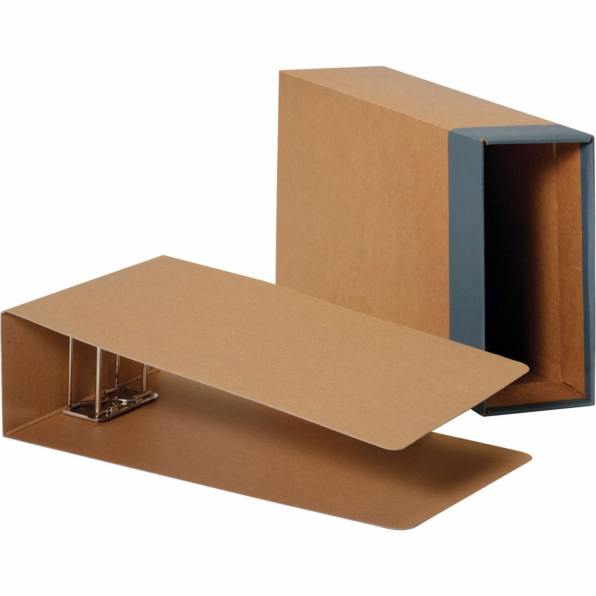 Pendaflex Columbia Binding Cases - External Dimensions: 9.5" Width x 15.9" Depth x 4.6"Height - Media Size Supported: Legal - Fiberboard, Kraft - Brown - For Document - Recycled - 1 Each -