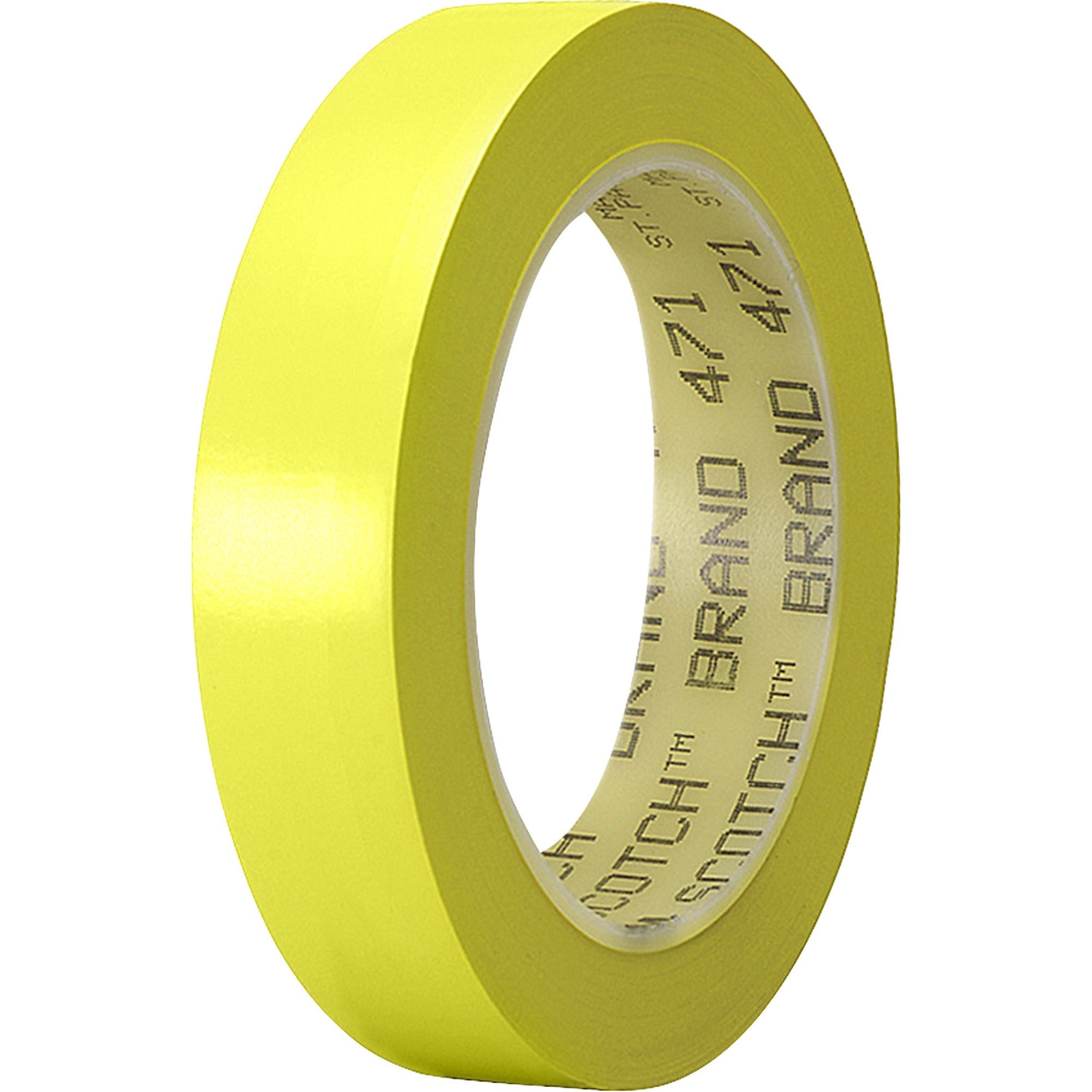 3M Marking Tape - 36 yd Length x 1" Width - 3" Core - Vinyl - Solvent Resistant - For Color Coding, Abrasion Protection, Decorating, Sealing, Patching, Splicing, Wrapping - 1 / Roll - Yellow -