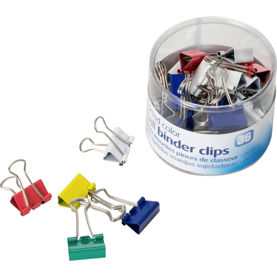 officemate-binder-clips-small-038-size-capacity-36-pack-assorted_oic31028 - 2