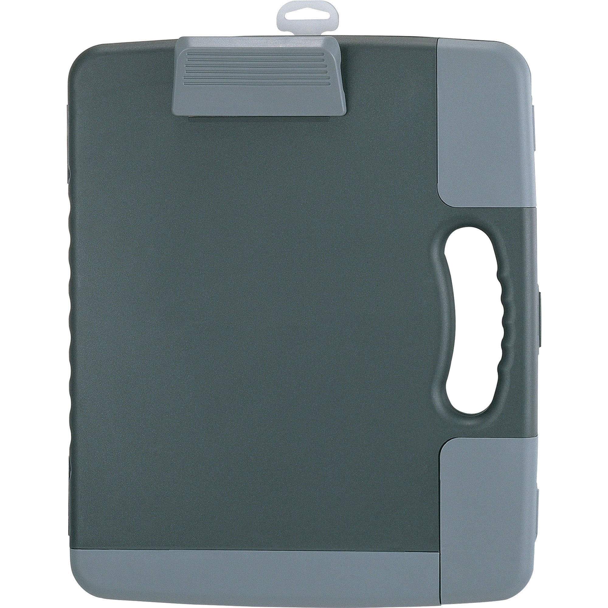 Officemate Portable Clipboard Storage Case - Storage for Stationary - Charcoal - 1 Each -